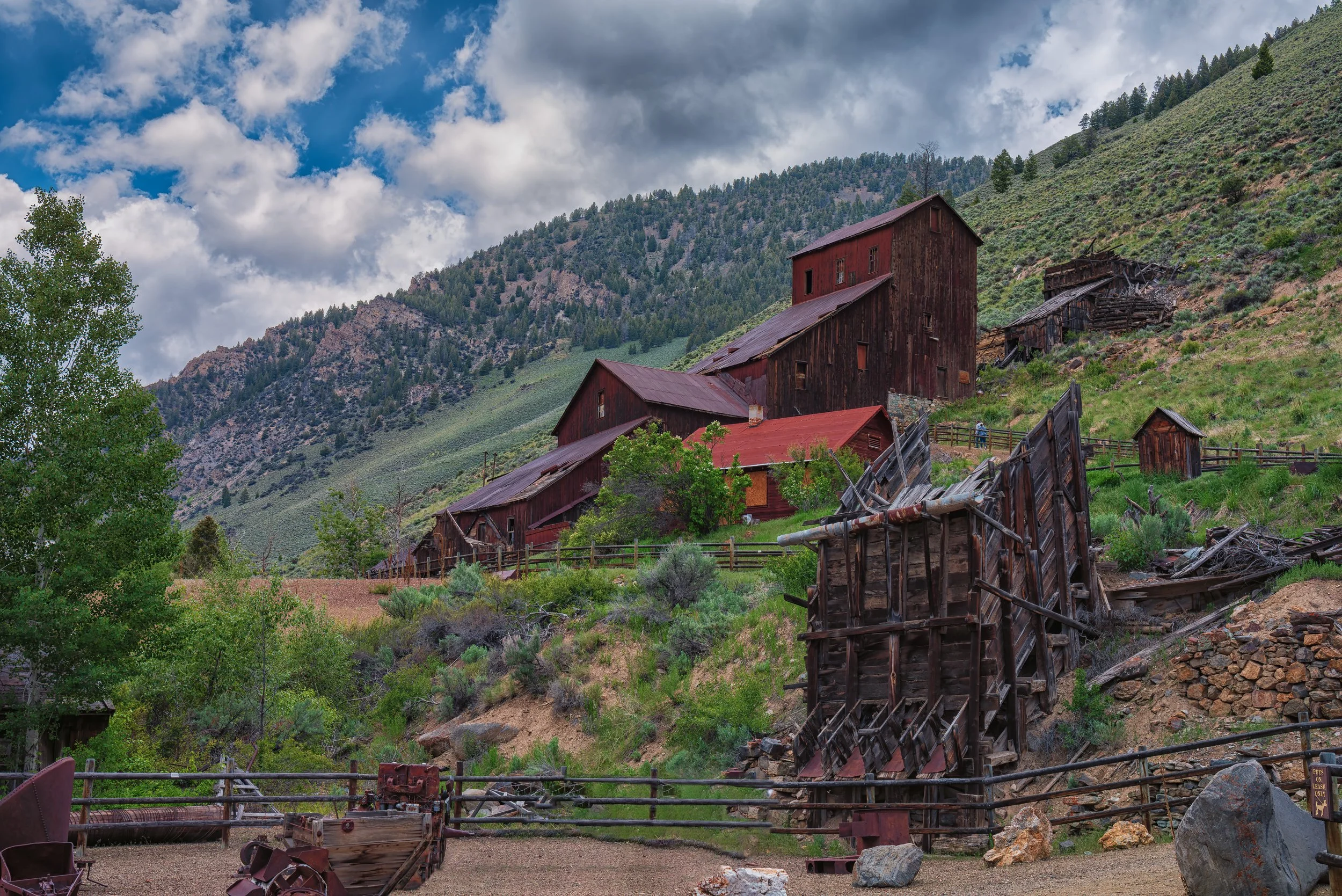 Bayhorse Mine is an Idaho State Park near Challis, ID. This photo was taken from the parking lot in June 2023