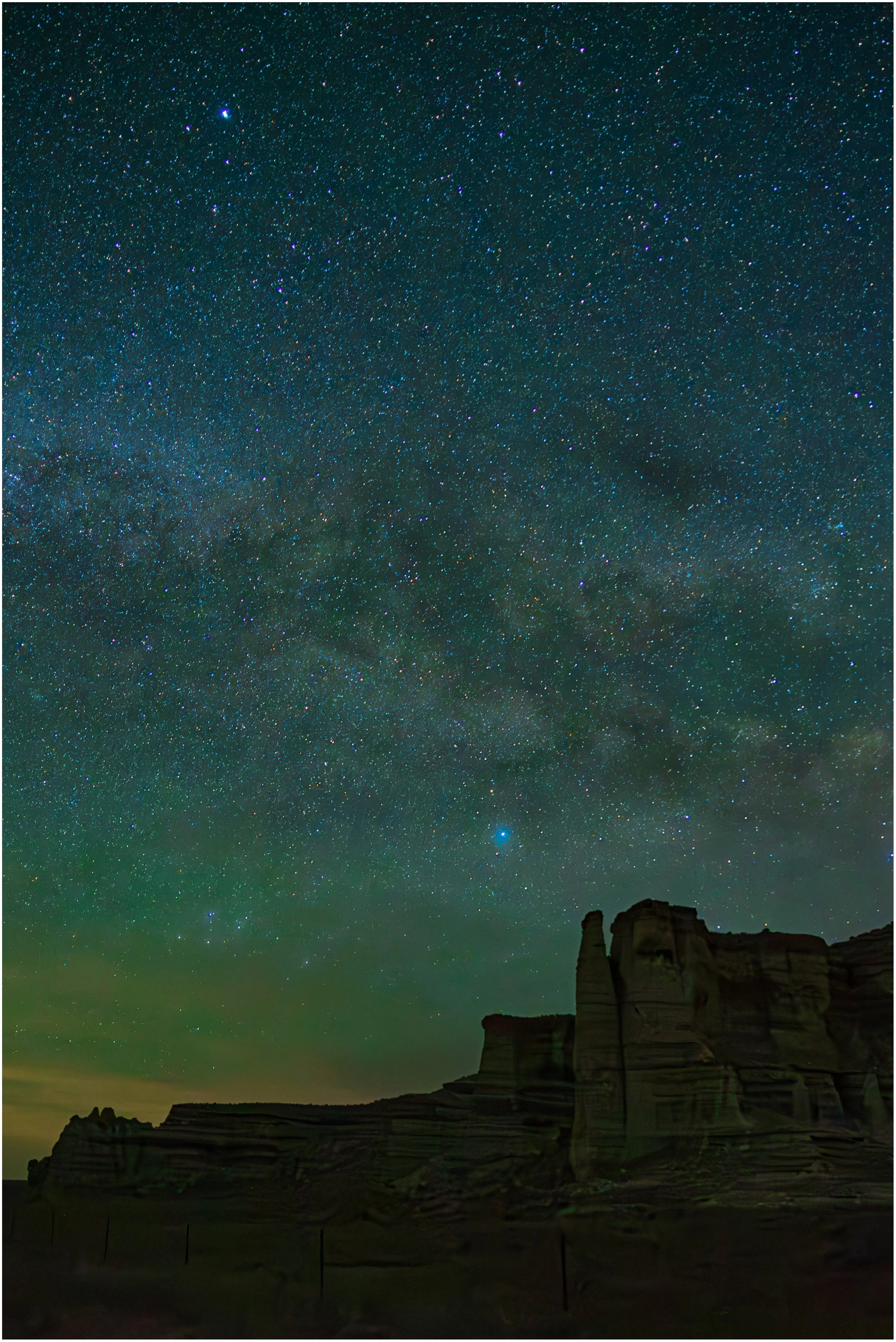 Milky Way taken at Pillars of Rome, Oregon