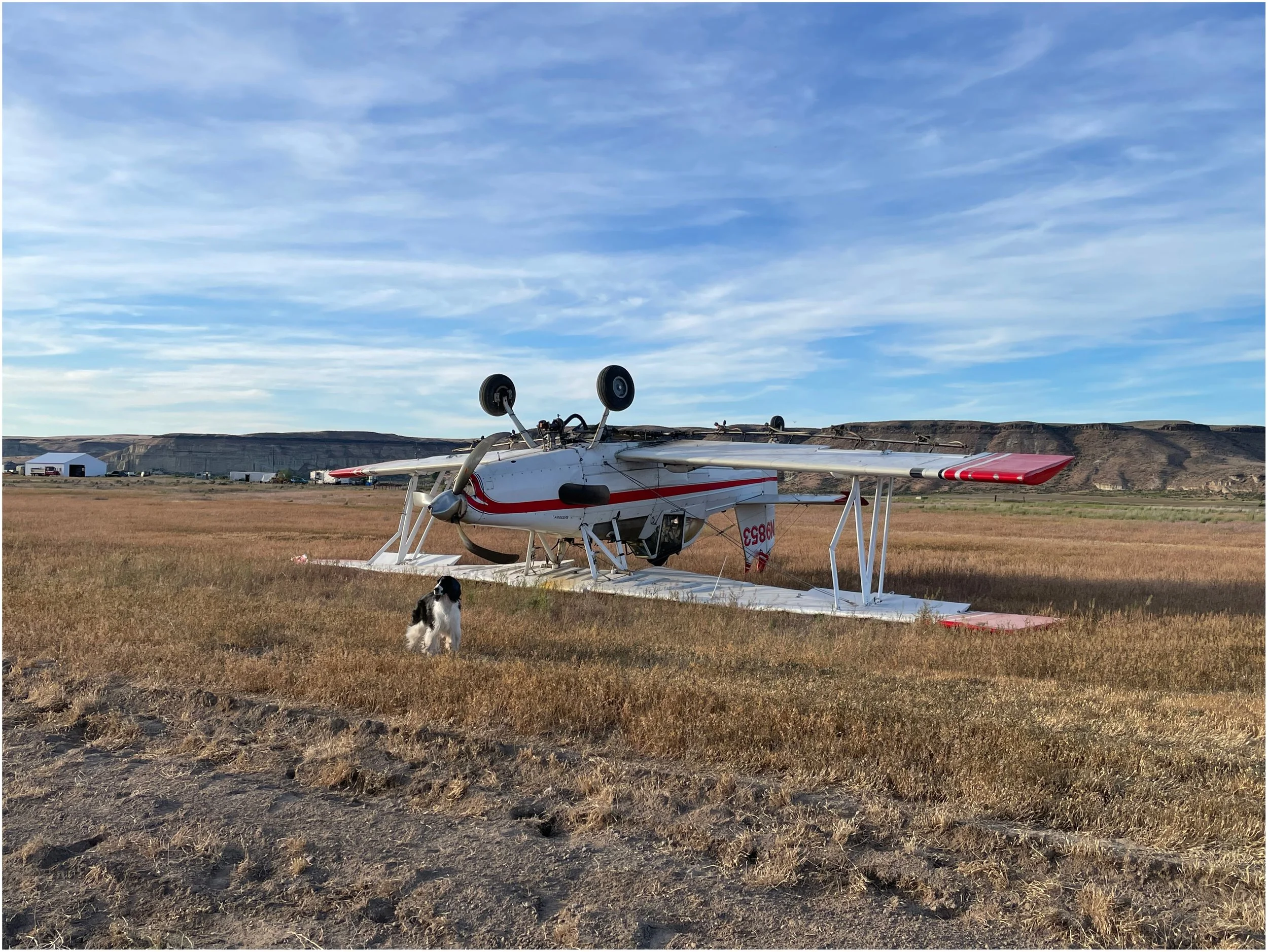 This is a fun photo near Pillars of Rome, Oregon. I'm pretty certain the plane was placed here for everyone's photo ops.