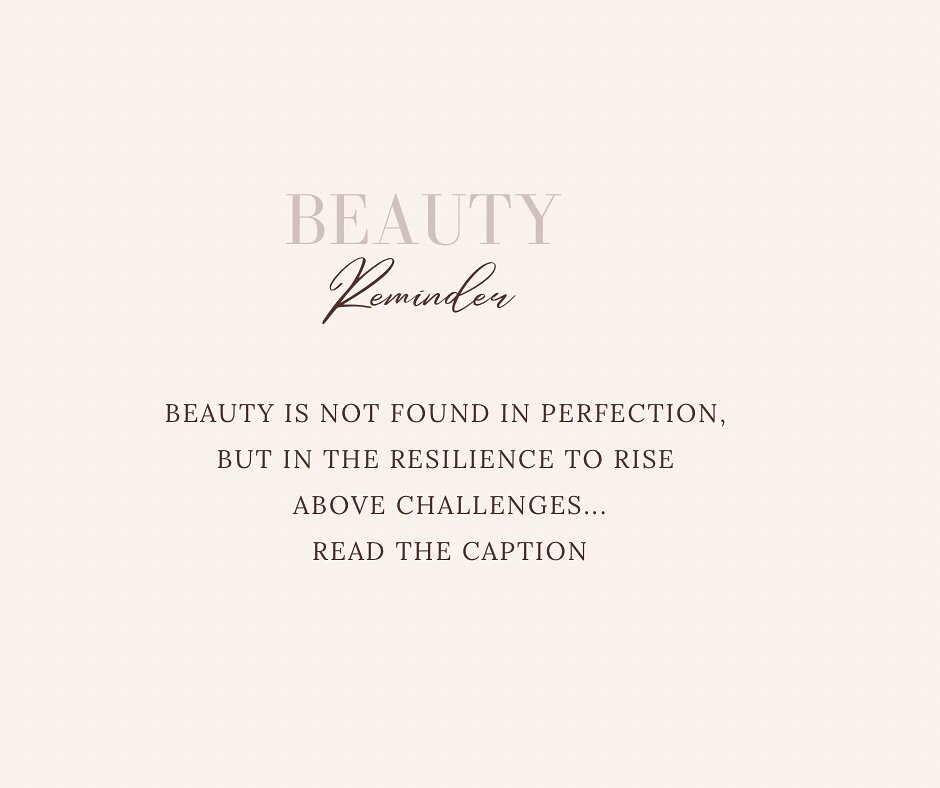 Beauty is not found in perfection, but in the courage to embrace our flaws, the resilience to rise above challenges, and the kindness that radiates from within, illuminating even the darkest corners of the world.
.
.
What is your beauty goal? #beauty