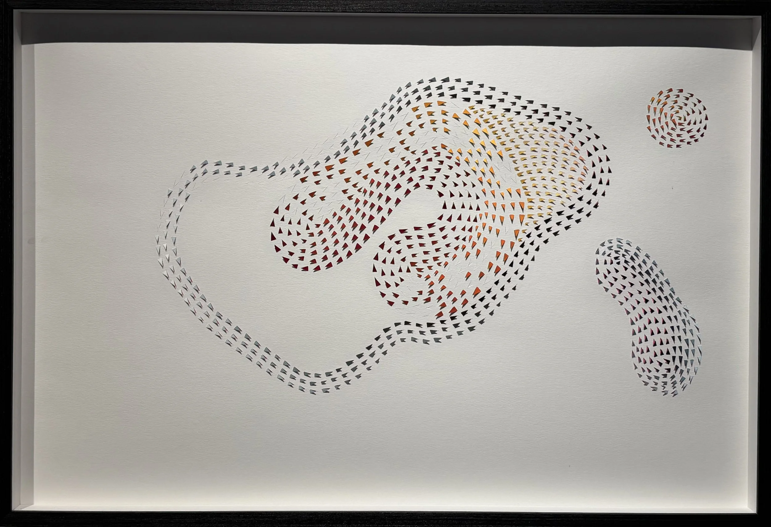 5. Sarah Thornton-Smith, 'symbiont 3_my october symphony', 2026, gouache on paper	42 x 42 x 4 cm, $858.00.