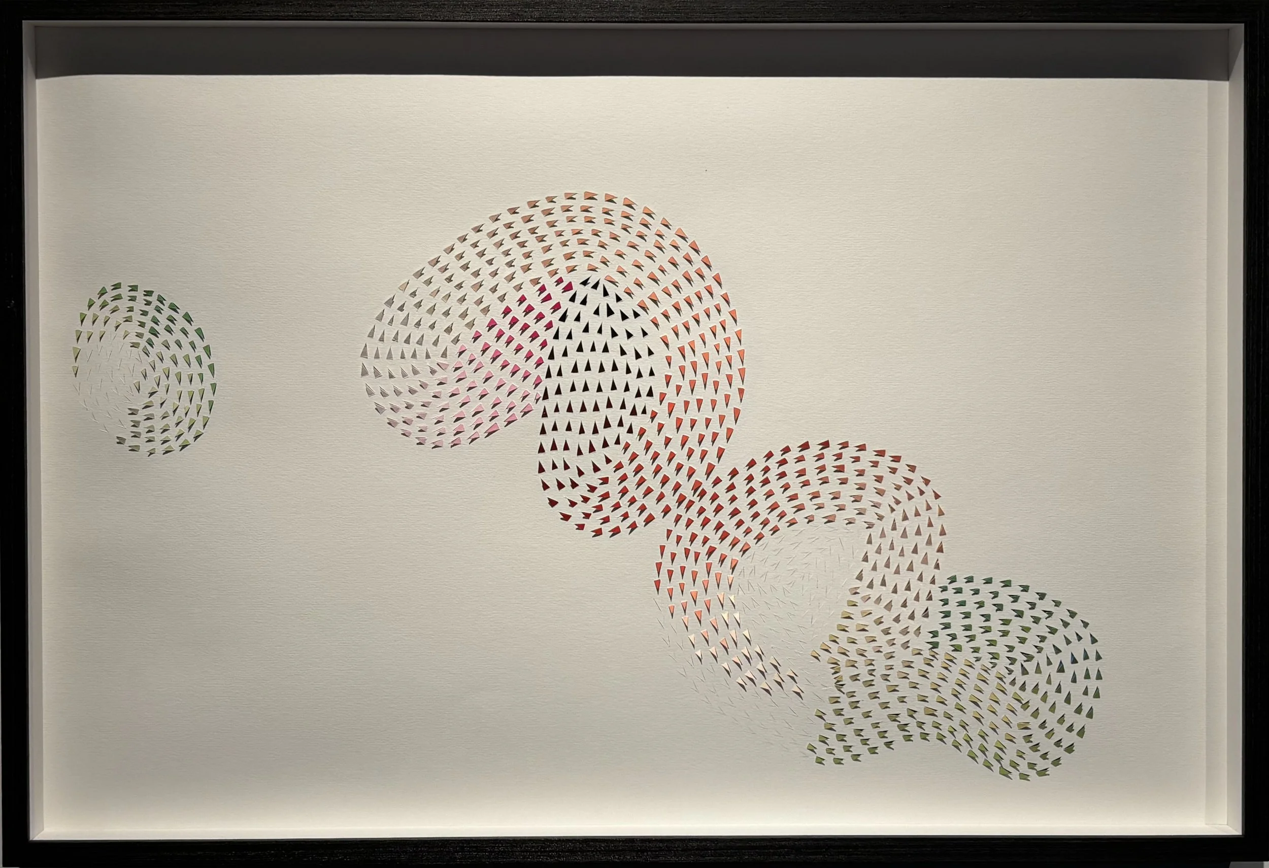 4. Sarah Thornton-Smith, 'symbiont 2_nuages', 2024, gouache on paper, 42 x 61 x 4 cm, $1,265.00.