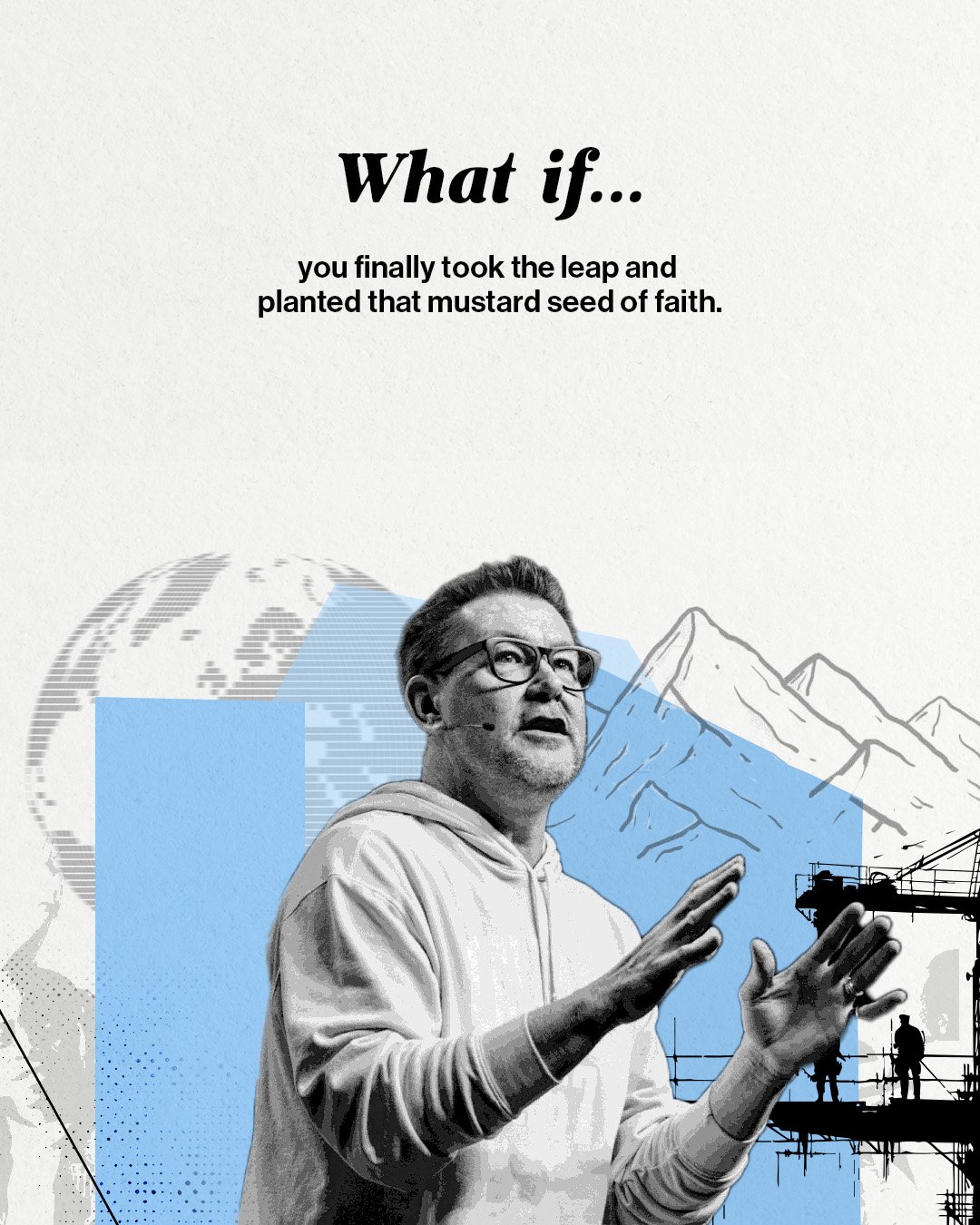 Heart-shaped collage of colorful paper with a message: 'If you could give your mom an award, what would it be?'