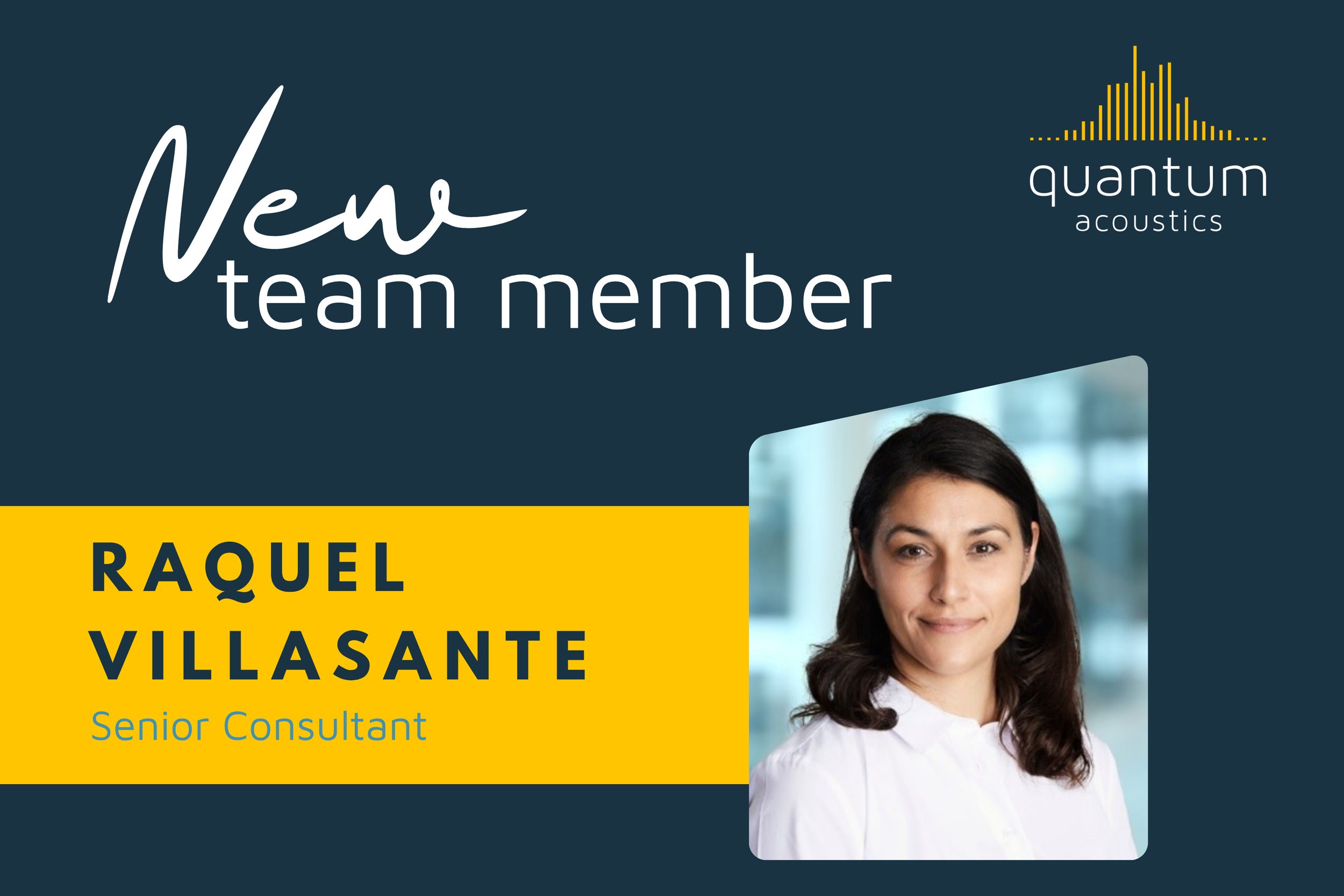 Welcome Raquel Villasante
