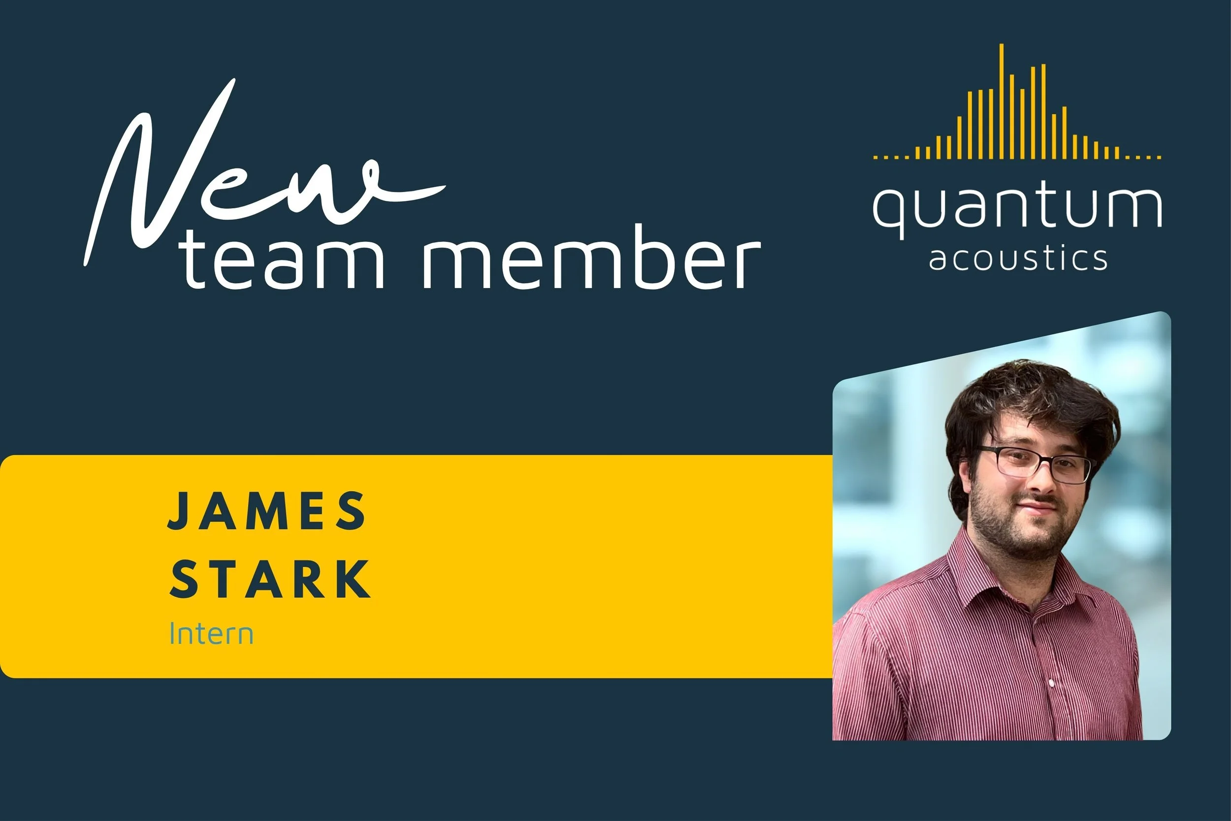 New Team Member - James Stark