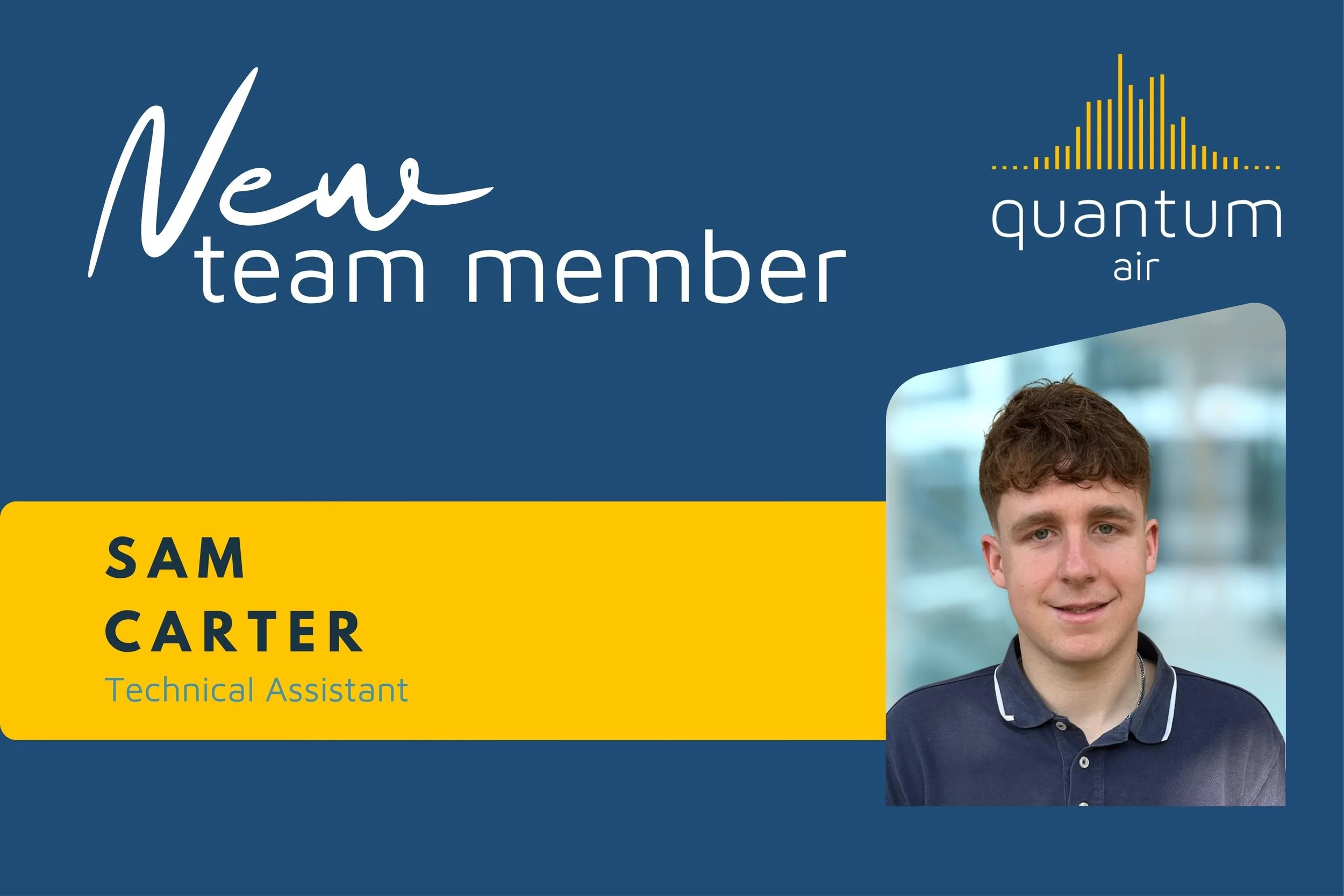 New Team Member - Sam Carter