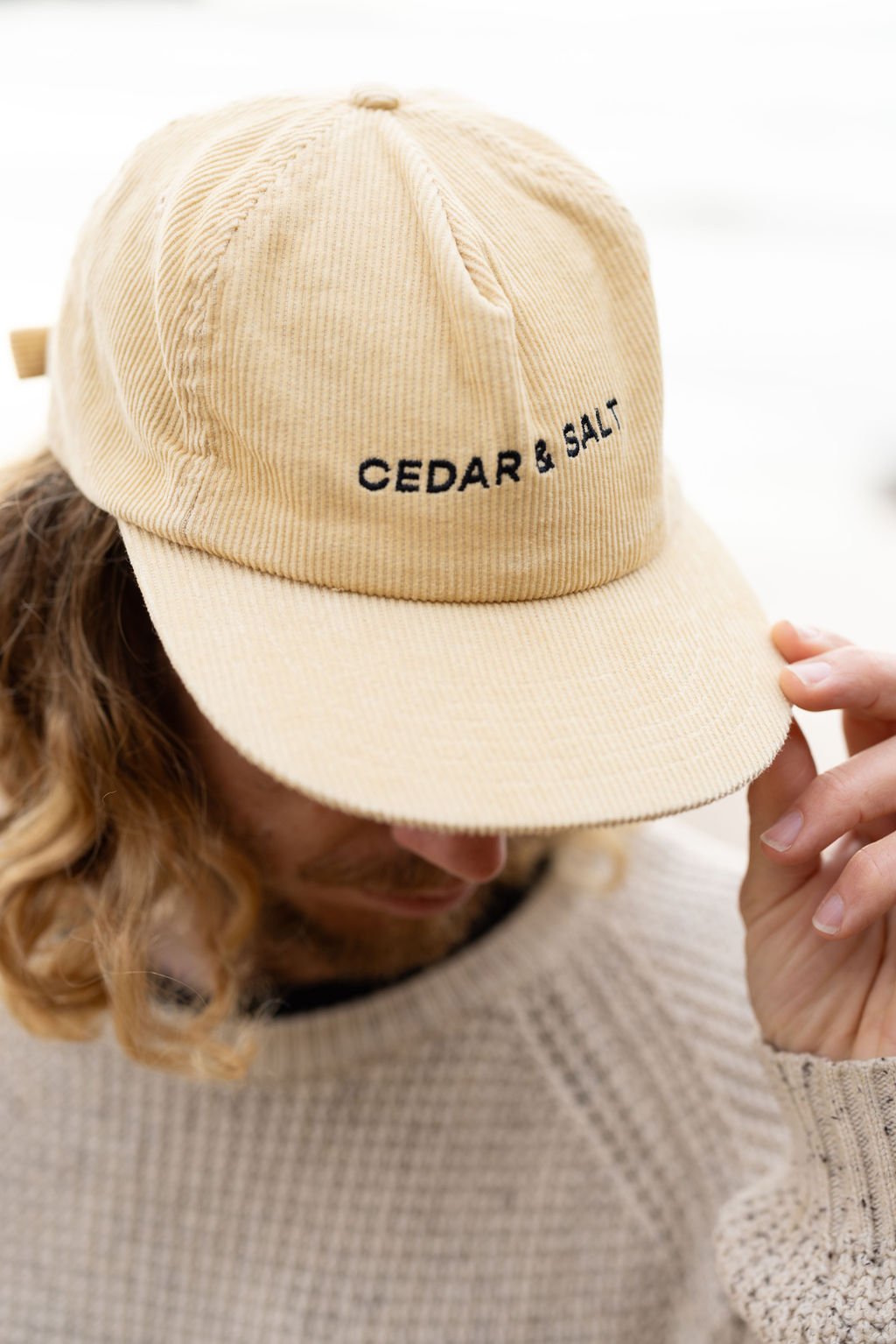 Wednesday Corduroy Cap // Natural