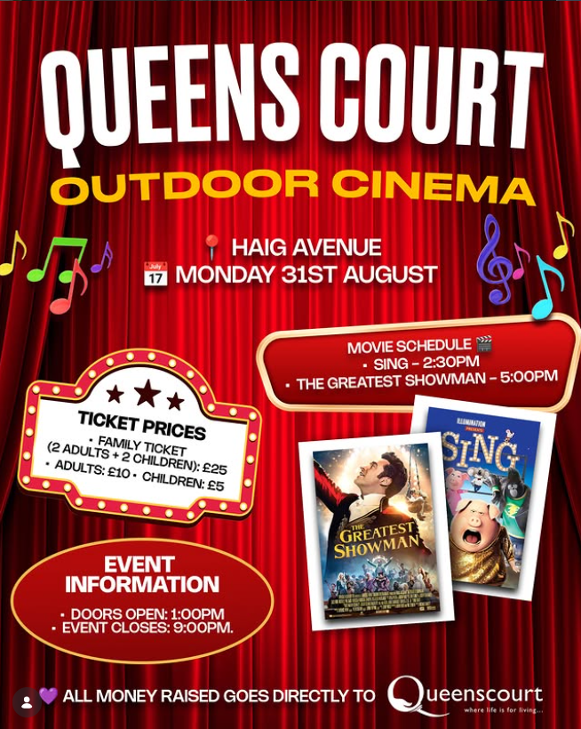 Queens Court Outdoor Cinema 