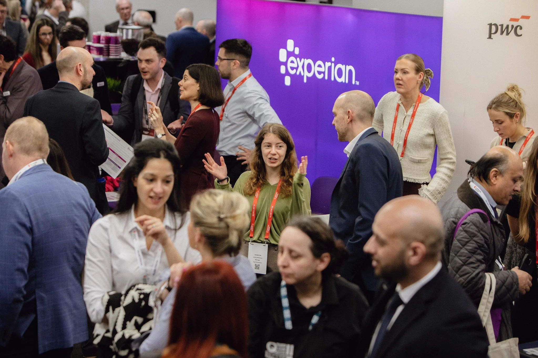 Delegates networking at Counter Fraud Conference