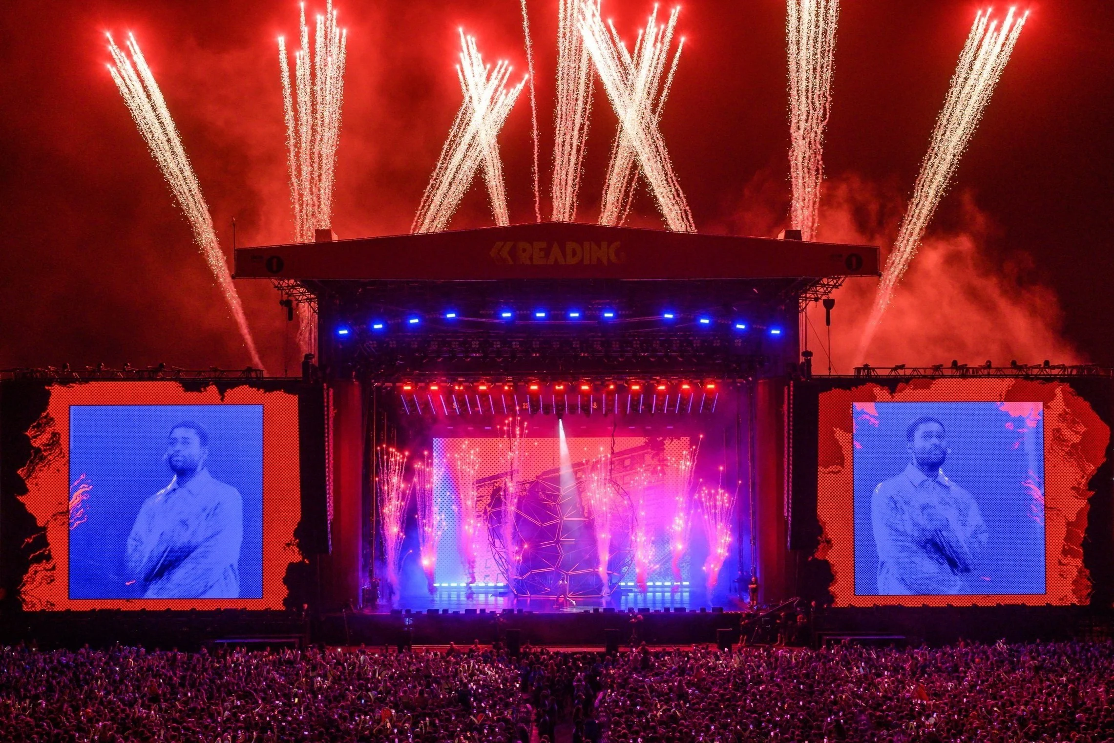 Lighting Design for Dave, Reading and Leeds Festival 2022 live performance