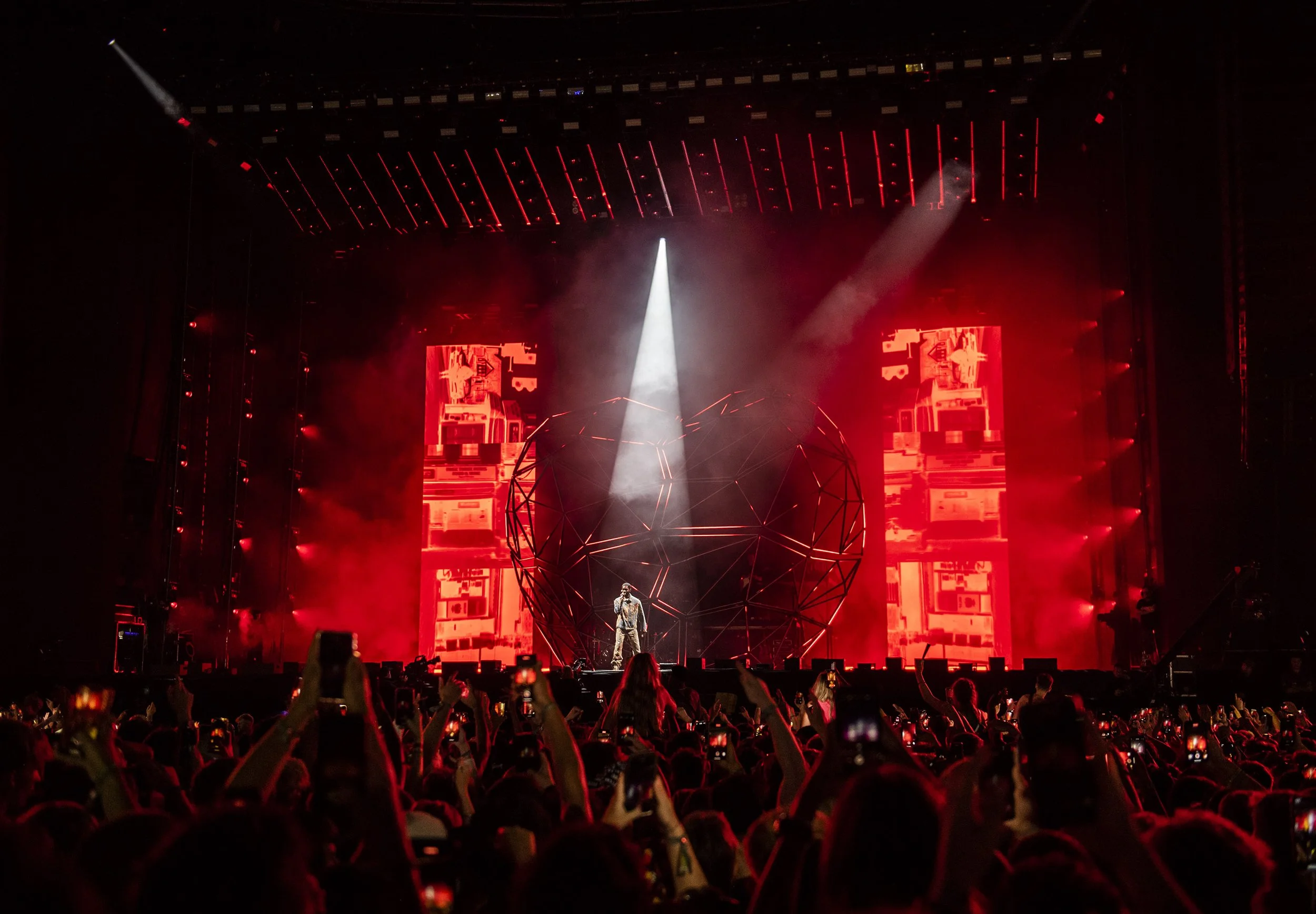 Lighting Design for Dave, Reading and Leeds Festival 2022 live performance