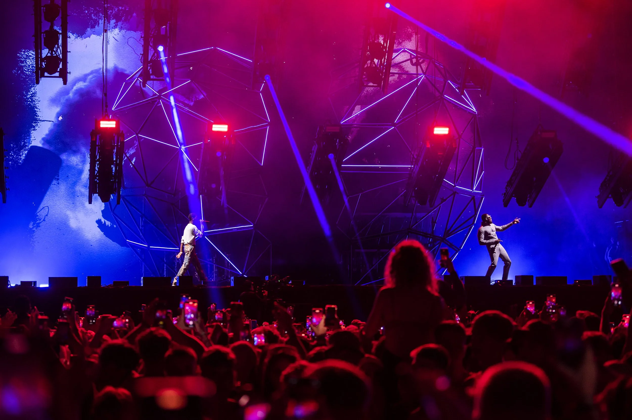 Lighting Design for Dave, Reading and Leeds Festival 2022 live performance