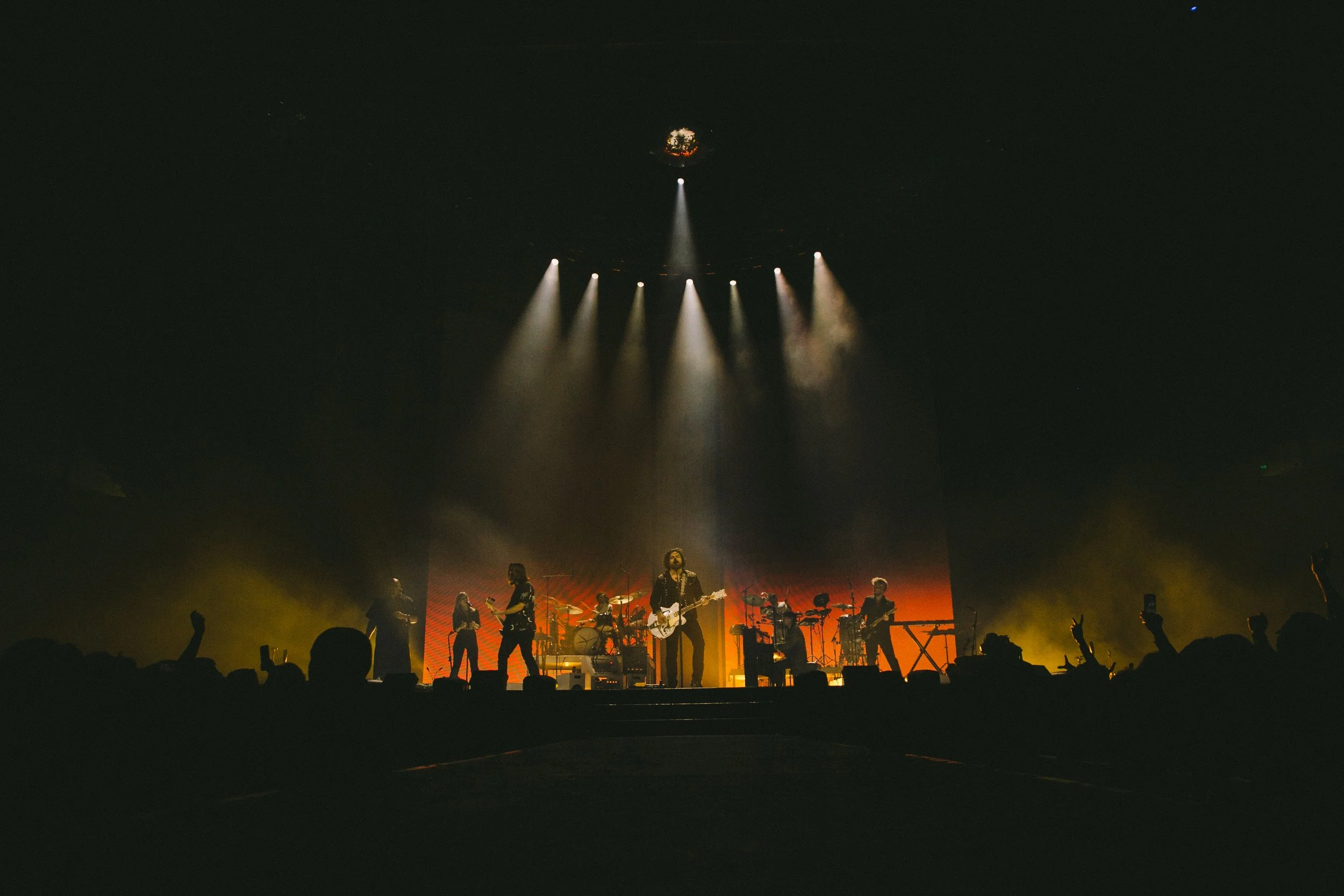 Lighting Design for Gang of Youths, Australia Arena tour 2022 live performance