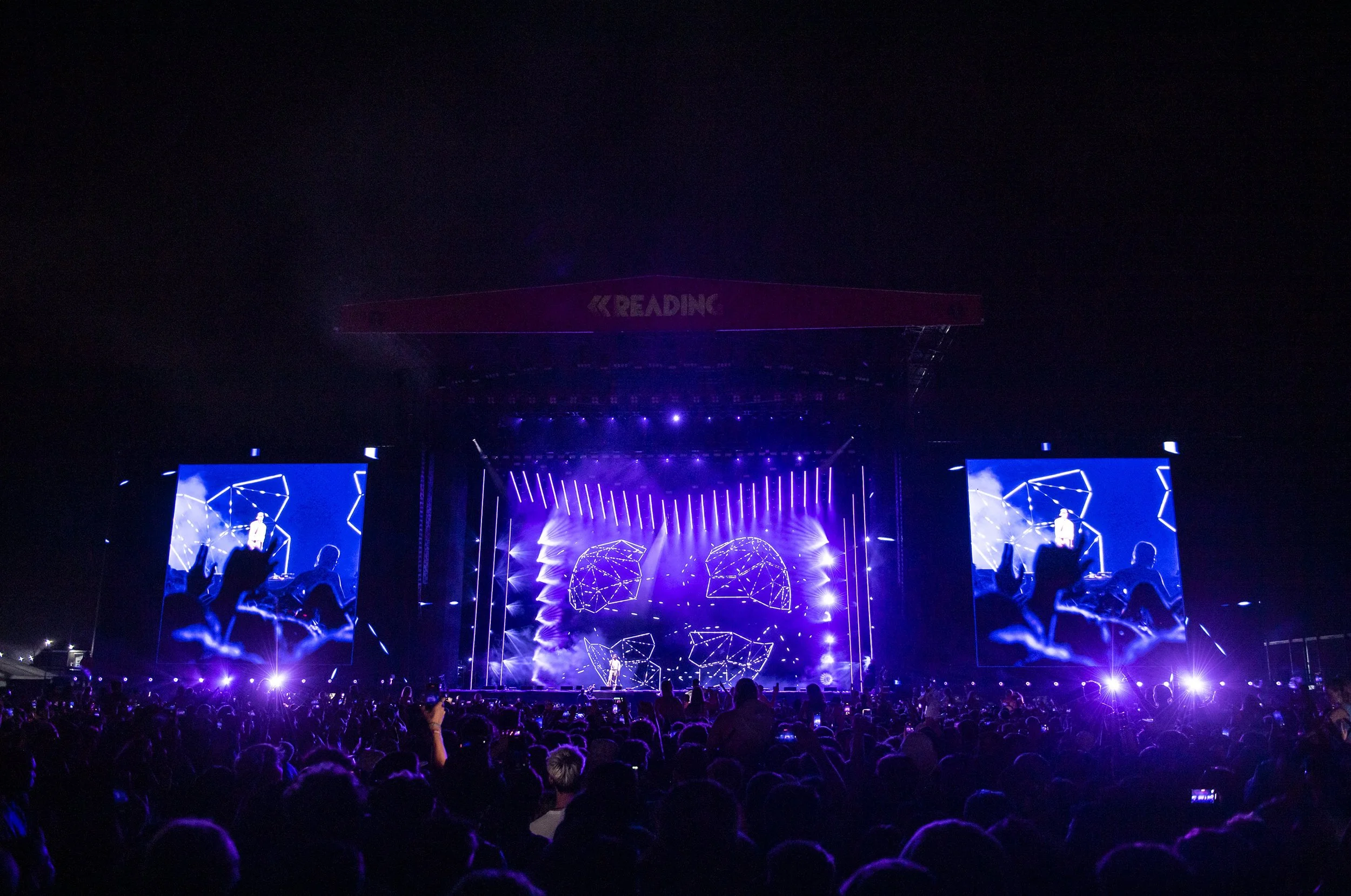 Lighting Design for Dave, Reading and Leeds Festival 2022 live performance
