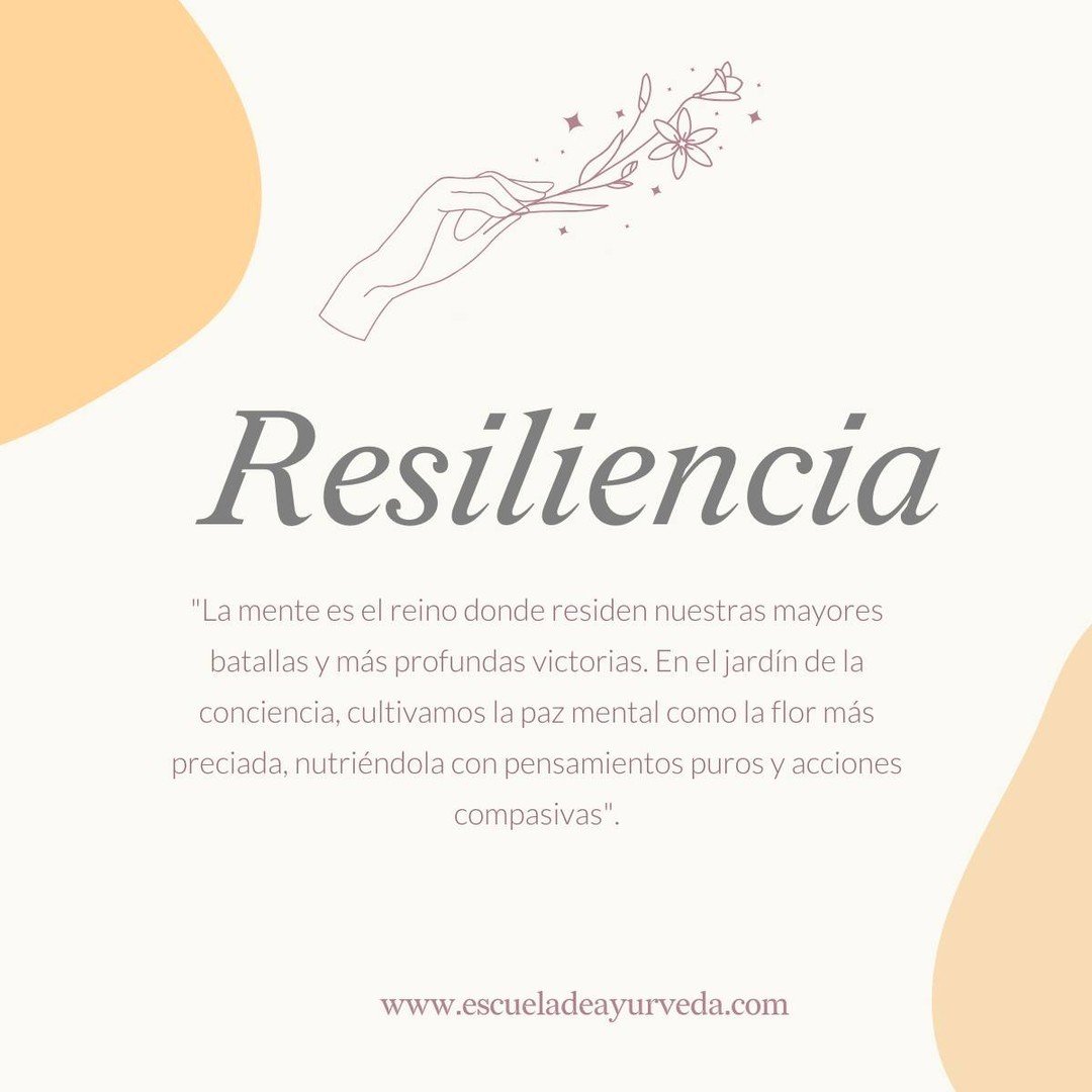 🌿💪 Cultivando la Resiliencia desde la Perspectiva Ayurv&eacute;dica 💪🌿

En Ayurveda, la resiliencia es m&aacute;s que simplemente superar los desaf&iacute;os; es la capacidad de adaptarse y florecer incluso en medio de la adversidad. 💫🌱

En el 