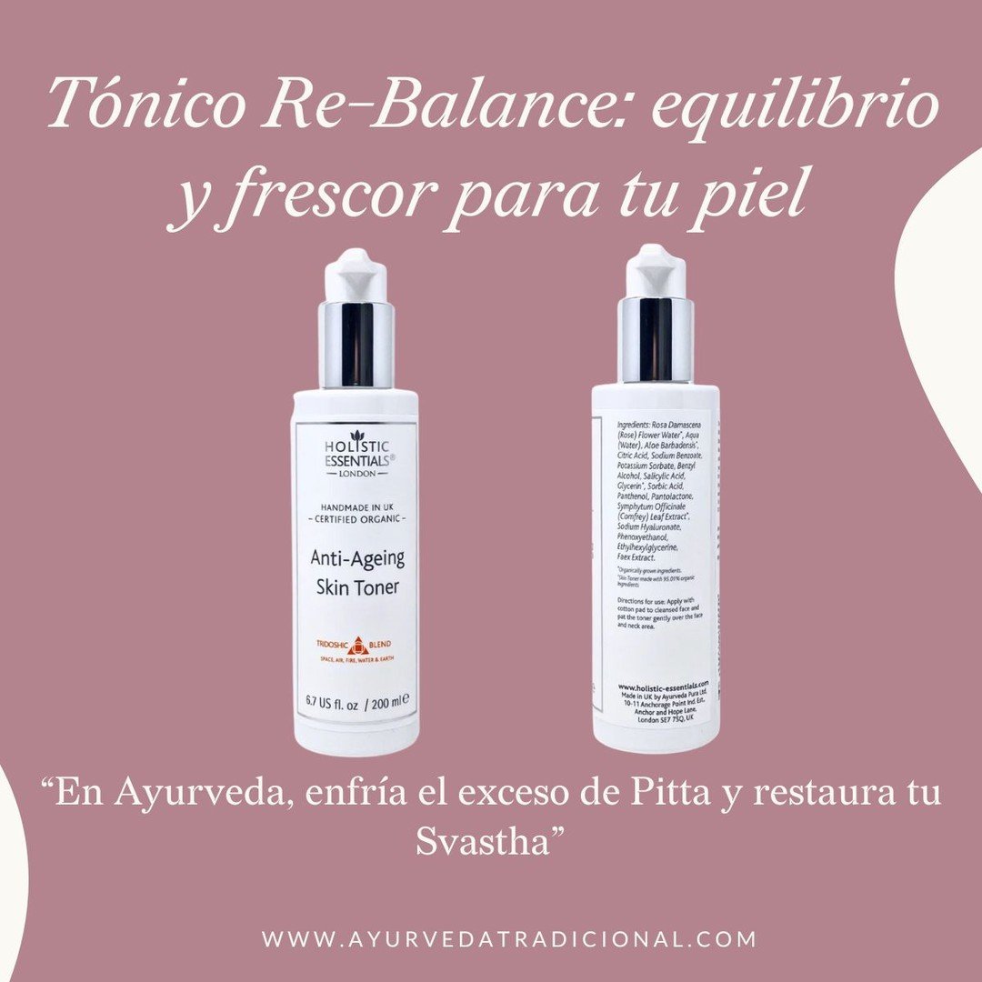 En junio, el calor anima el elemento Pitta en nuestra piel: el sebo aumenta, las rojeces afloran y la barrera cut&aacute;nea se resiente. Seg&uacute;n Ayurveda, la epidermis refleja el estado de nuestro Agni y el equilibrio interno. El T&oacute;nico 