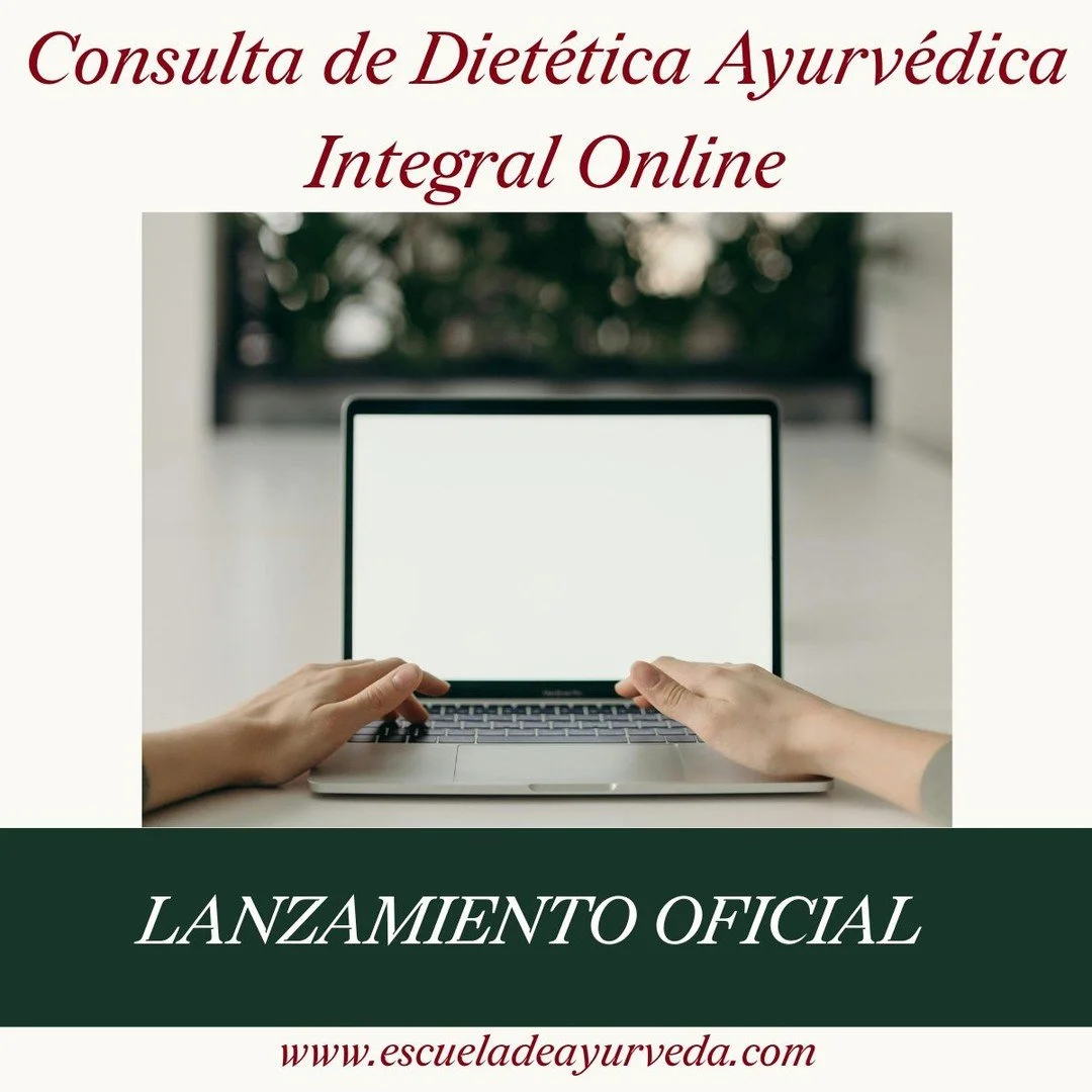 ✦ Lanzamiento oficial ✦ 

Despu&eacute;s de a&ntilde;os acompa&ntilde;ando procesos personales desde el Ayurveda, hoy damos un paso m&aacute;s.

Iniciamos oficialmente la Consulta de Diet&eacute;tica Ayurv&eacute;dica Integral, un espacio de acompa&n
