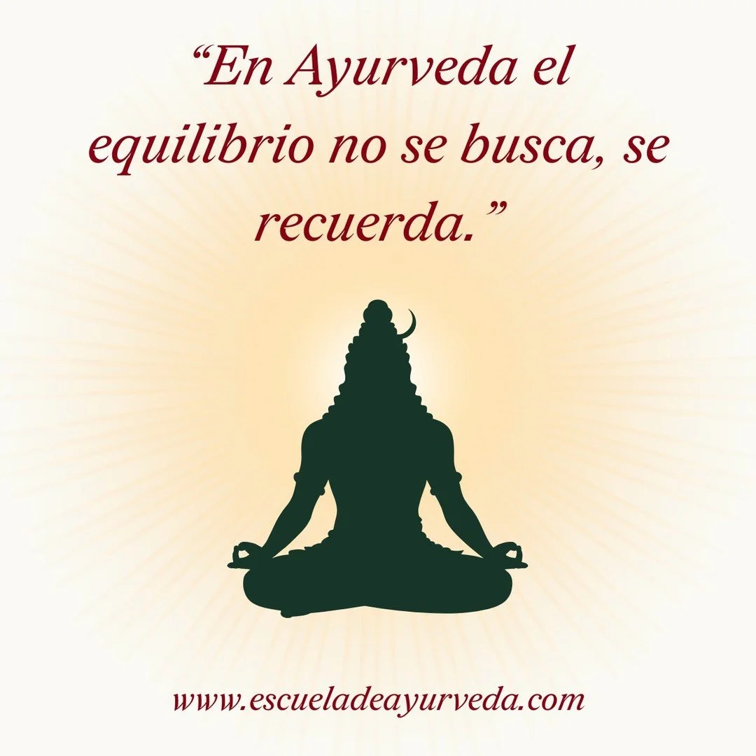 En Ayurveda, la salud no es la ausencia de enfermedad, sino la expresi&oacute;n natural de un cuerpo y una mente en equilibrio.

Cada persona nace con una combinaci&oacute;n &uacute;nica de Vata, Pitta y Kapha, tres principios biol&oacute;gicos que d