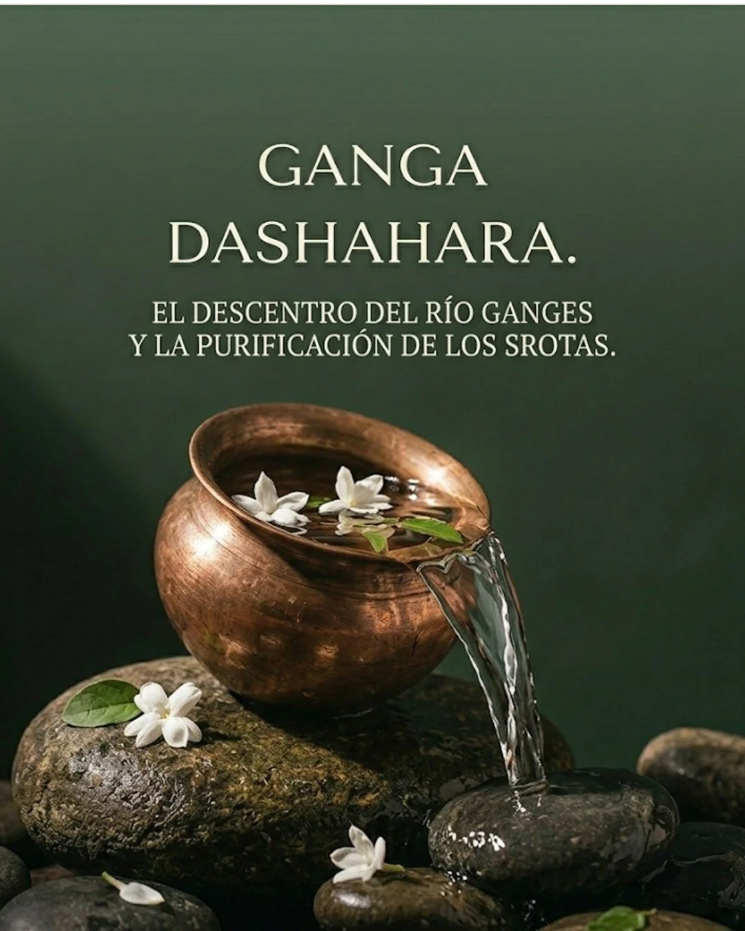 Ganga Dashahara✨

Esta celebraci&oacute;n honra el descenso del r&iacute;o Ganges a la Tierra, s&iacute;mbolo de purificaci&oacute;n y renovaci&oacute;n.

En Ayurveda, el agua no solo limpia el cuerpo, sino tambi&eacute;n los srotas (canales internos