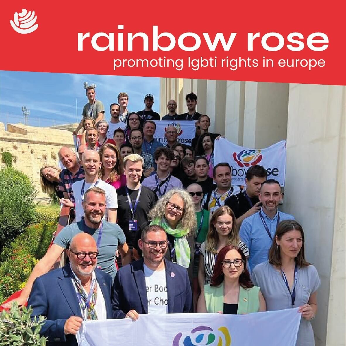 As @rainbowrose_pes we are proud to fight for LGBTI rights all over Europe 🏳️&zwj;🌈🏳️&zwj;⚧️ Together with @pes_pse we stand for an inclusive, fair Europe! 🌹