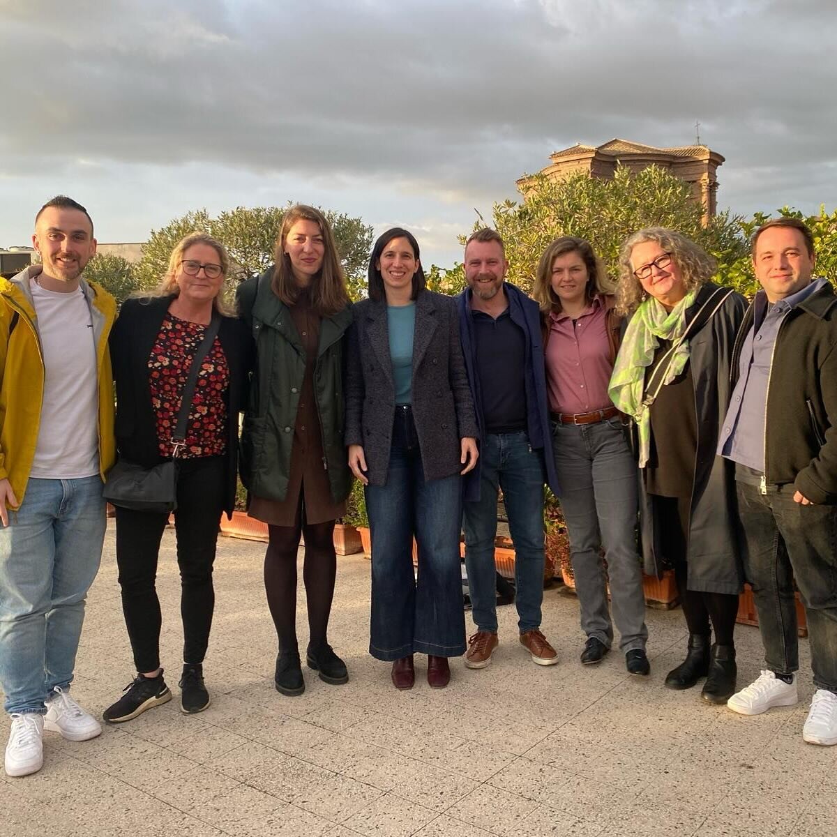 Our board arrived to Rome for @pes_pse Congress 2023 ✊ And what better welcome to Rome than by the wonderful leader of @partitodemocratico - great to meet you @ellyesse 🏳️&zwj;🌈 We&lsquo;re looking forward to a great Congress weekend!