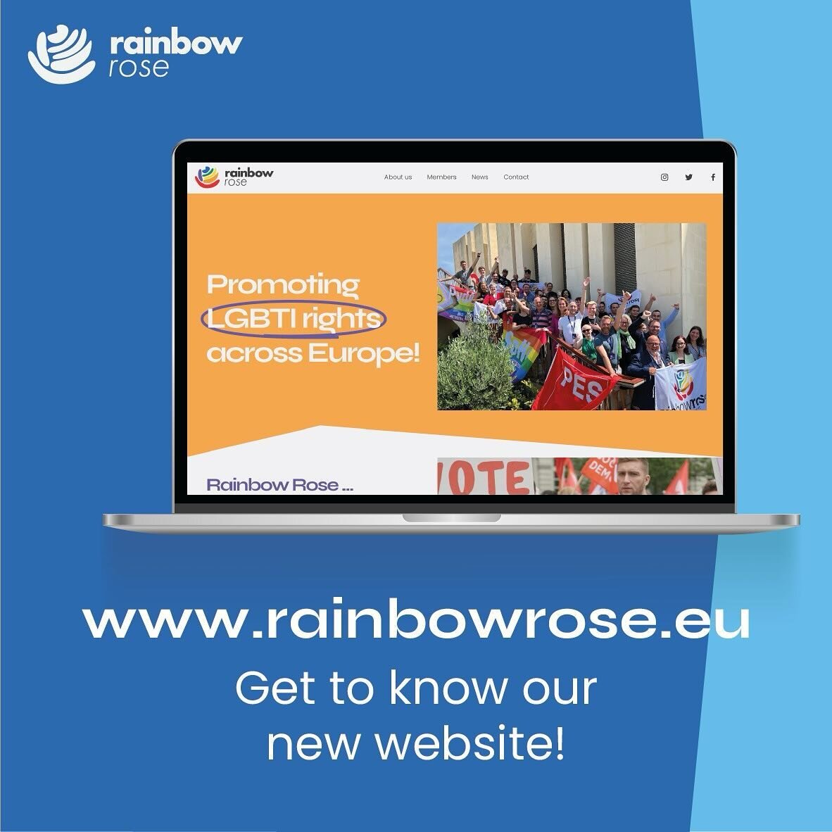 💻 Do you already know www.rainbowrose.eu 🏳️&zwj;🌈
Check out our new website in our brand-new design! As #RainbowRose we continue our fight for LGBTIQ+ rights all over Europe with a fresh look!