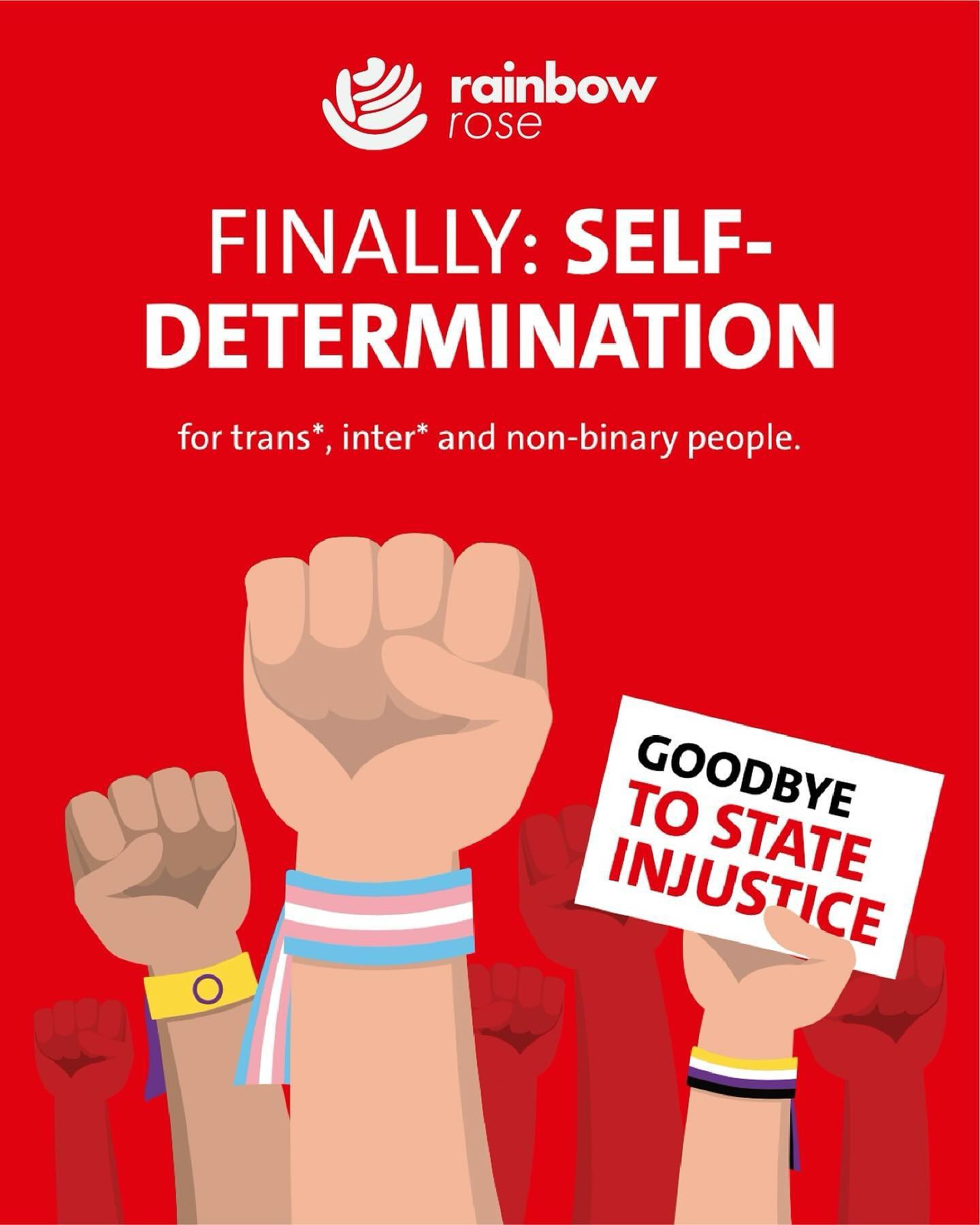 A historic success in Germany: The @spdde lead coalition parties today passed the new Self-Determination-Law guaranteeing self-determination and respect for trans*, intersex* and non-binary people 🏳️&zwj;⚧️ We congratulate our comrades from @spdquee