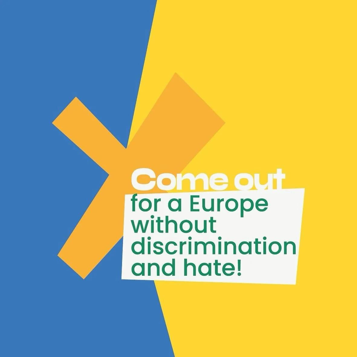 🏳️&zwj;🌈🇪🇺 Let&lsquo;s #ComeOut to vote and move Europe forward together 🏳️&zwj;⚧️🇪🇺