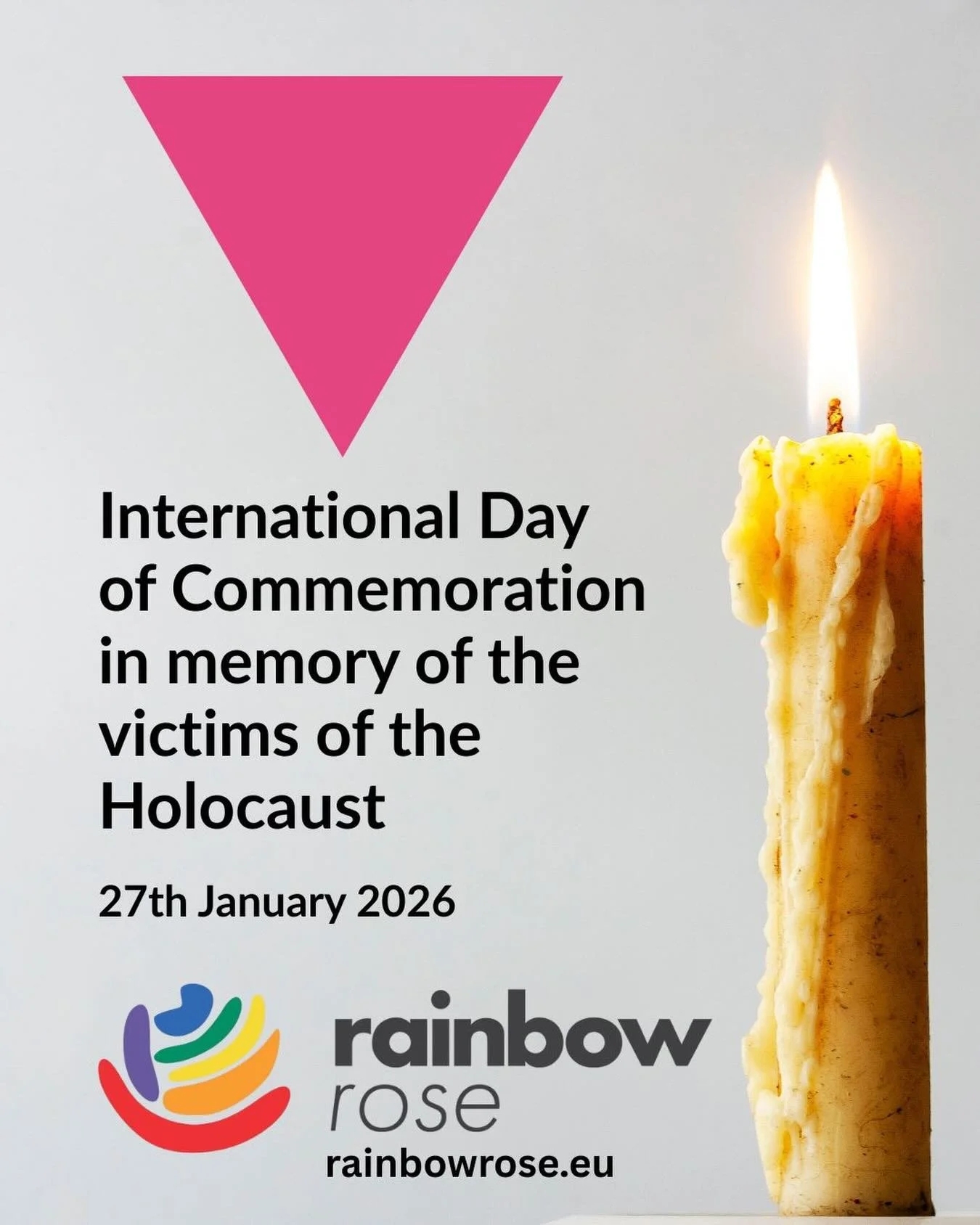 Today we remember all those who suffered and died as a result of the #Holocaust. 

We especially remember those Queer people who were victims of the Holocaust. 

Learn more about the history of the Pink Triangle - https://www.facinghistory.org/ideas-