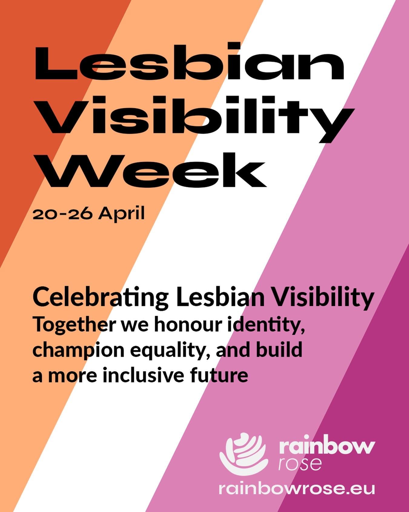 International Lesbian Visibility Week 20-26 April

This year&rsquo;s theme, Health and Wellbeing, reminds us that visibility matters.

Lesbians have always played a vital role in driving progress, building community, and supporting others across the 