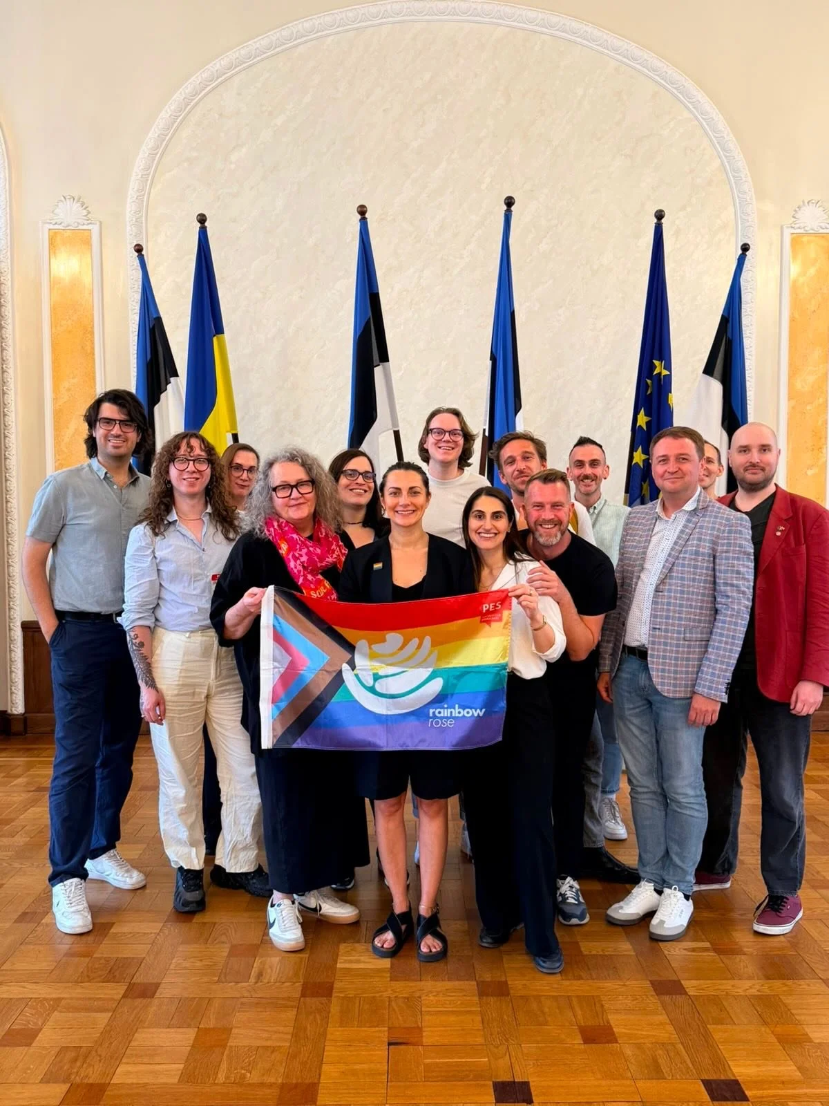 We are grateful to have been shown around the Estonian Parliament - the Riigikogu - by @zuzuizmailova MP and Eduard Odinets.

It is always a pleasure to visit those places where our PES member parties can debate and pass laws that support LGBTIQ+ equ