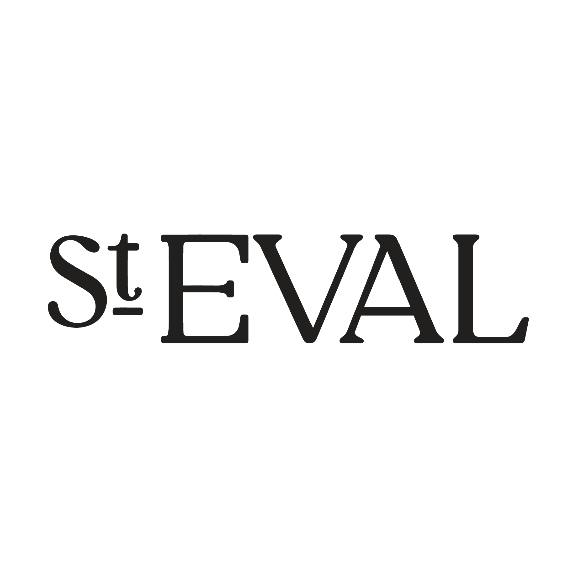 St Eval Logo Square 1080 x 1080 (White).png