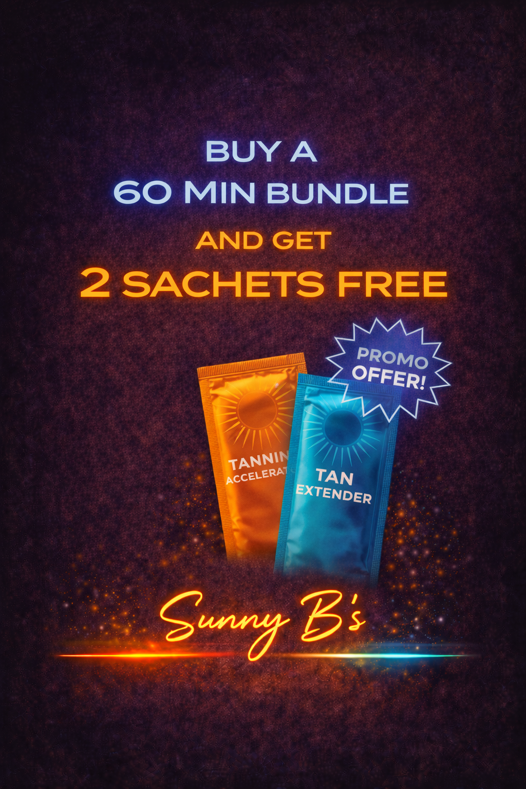 Buy 60 Mins & Get 2 Sachets Free - Limited Offer