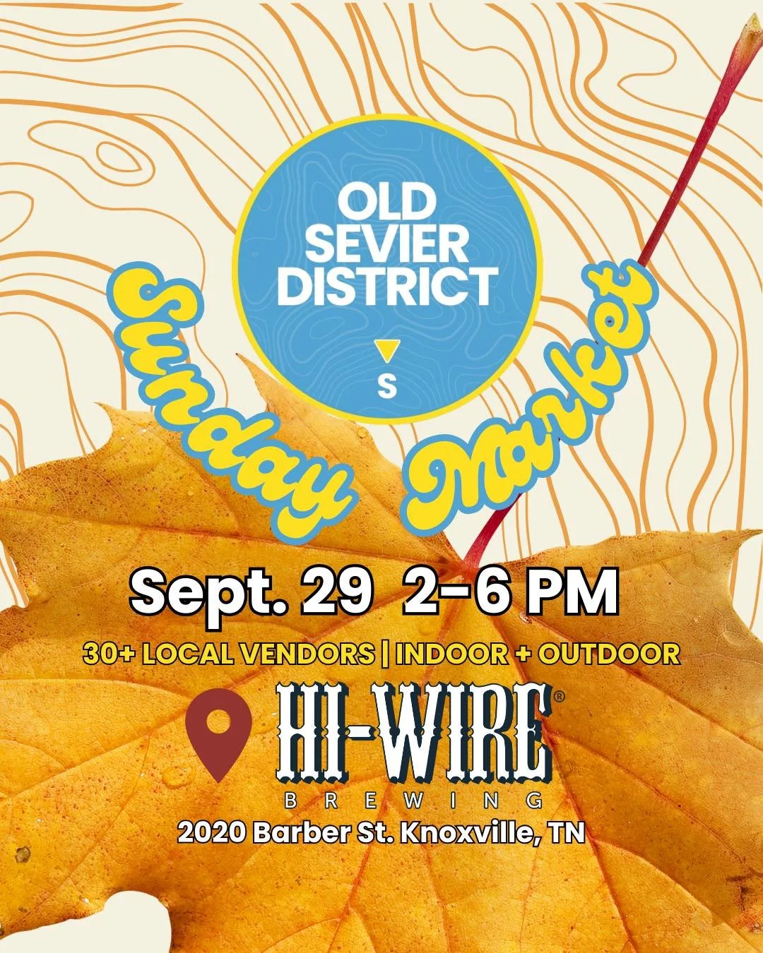 We&rsquo;ll be @hiwirebrewing_knx for @oldsevierdistrict  Sunday Market. Going to have our Halloween designs on hand to get y&rsquo;all ready for spooky season. Plus heavy discounts on previous designs!

#shopsmall #shoplocal #spicymade #southknox #t