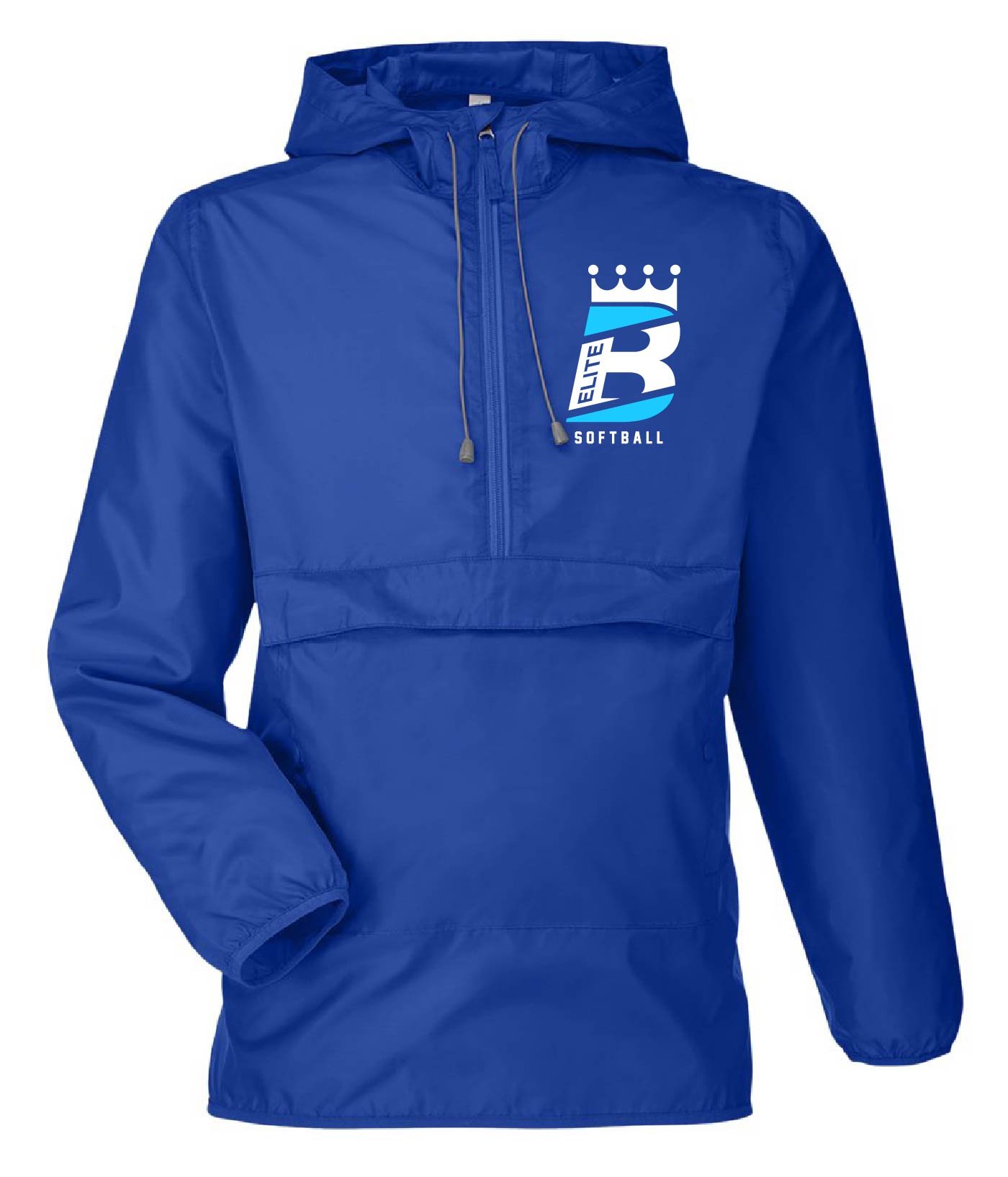 Cyan Logo Adult Windbreaker