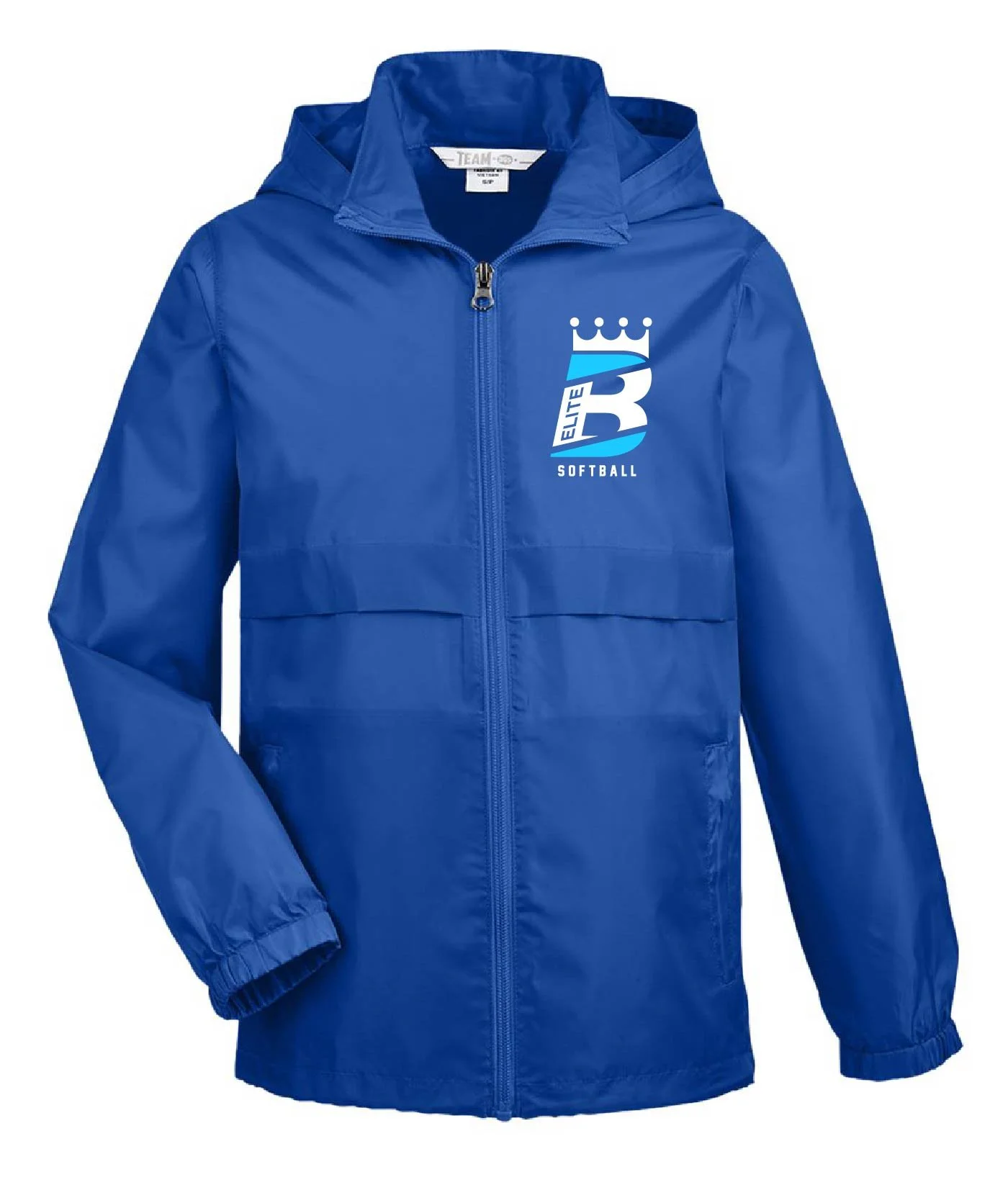 Cyan Logo Youth Windbreaker