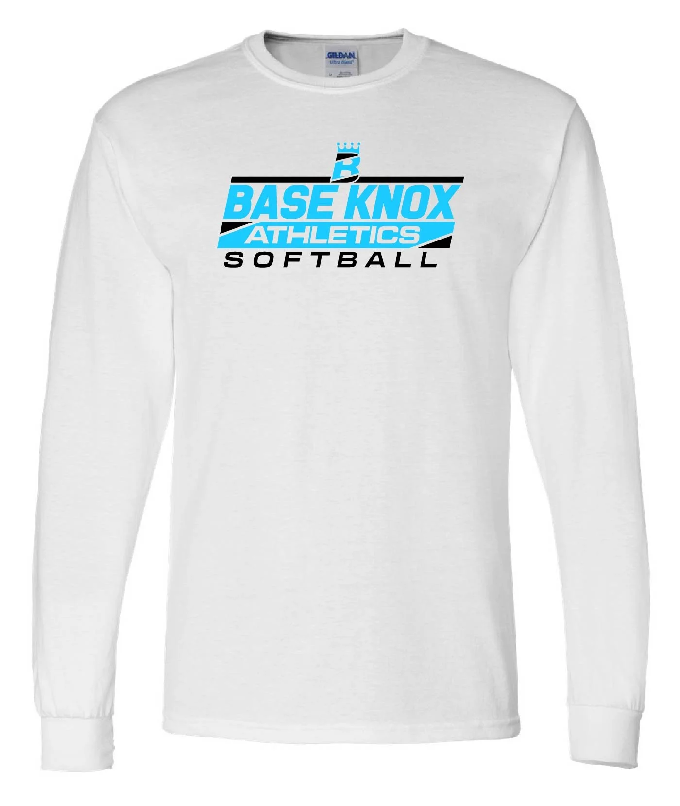 CyanBK Long Sleeve White Front.jpg