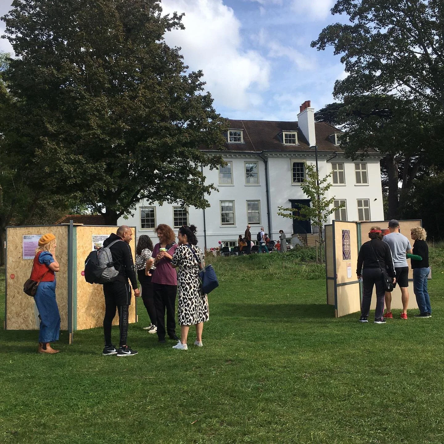 We loved sharing The Small Quarter &amp; our work @canons_mitcham a few weekends back at the Autumn Art Fair.

It&rsquo;s chillier now, but you can still listen to our &lsquo;Song for Mitcham&rsquo; which we debuted at the event.

Click the link in o