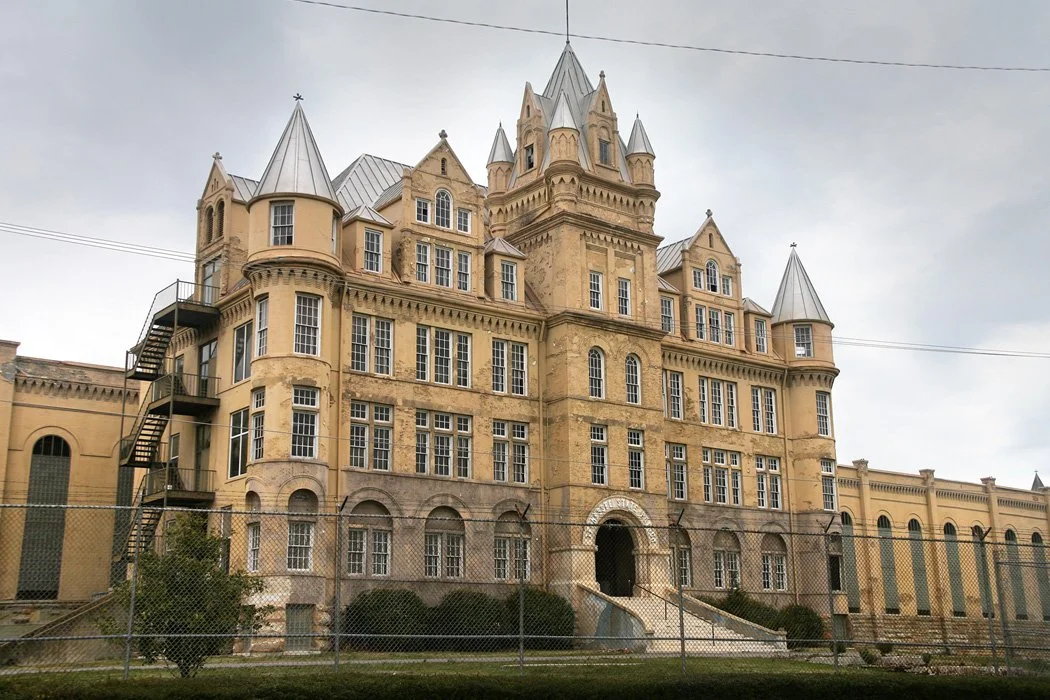 Green Mile Prison  - front of this prison was the one used for the movie.   The nations real estate for sale