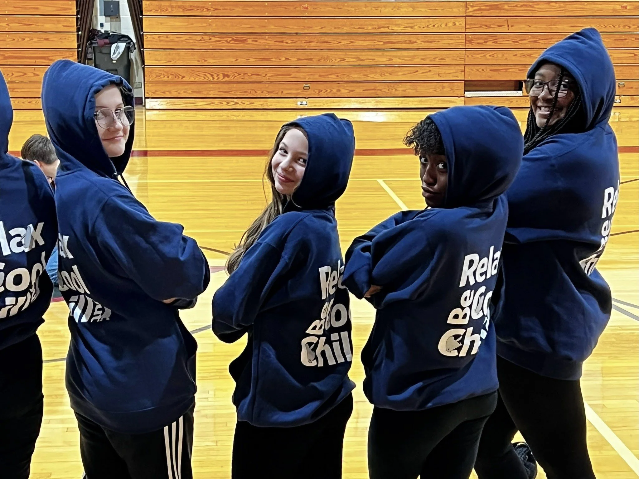 Students at rehearsal for the Fall 2022 production of Madagascar, Jr.