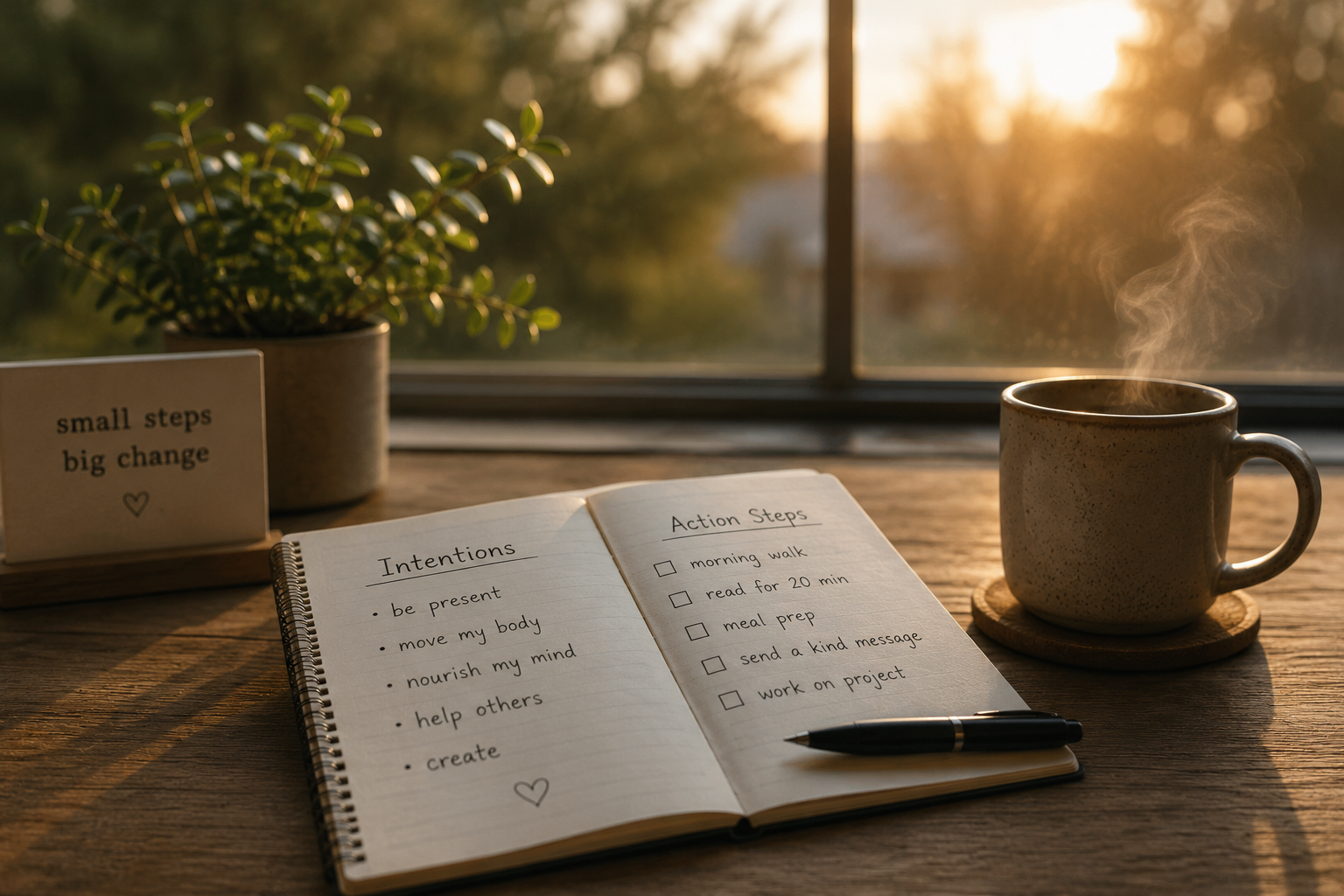 Turning Intention Into Action…
