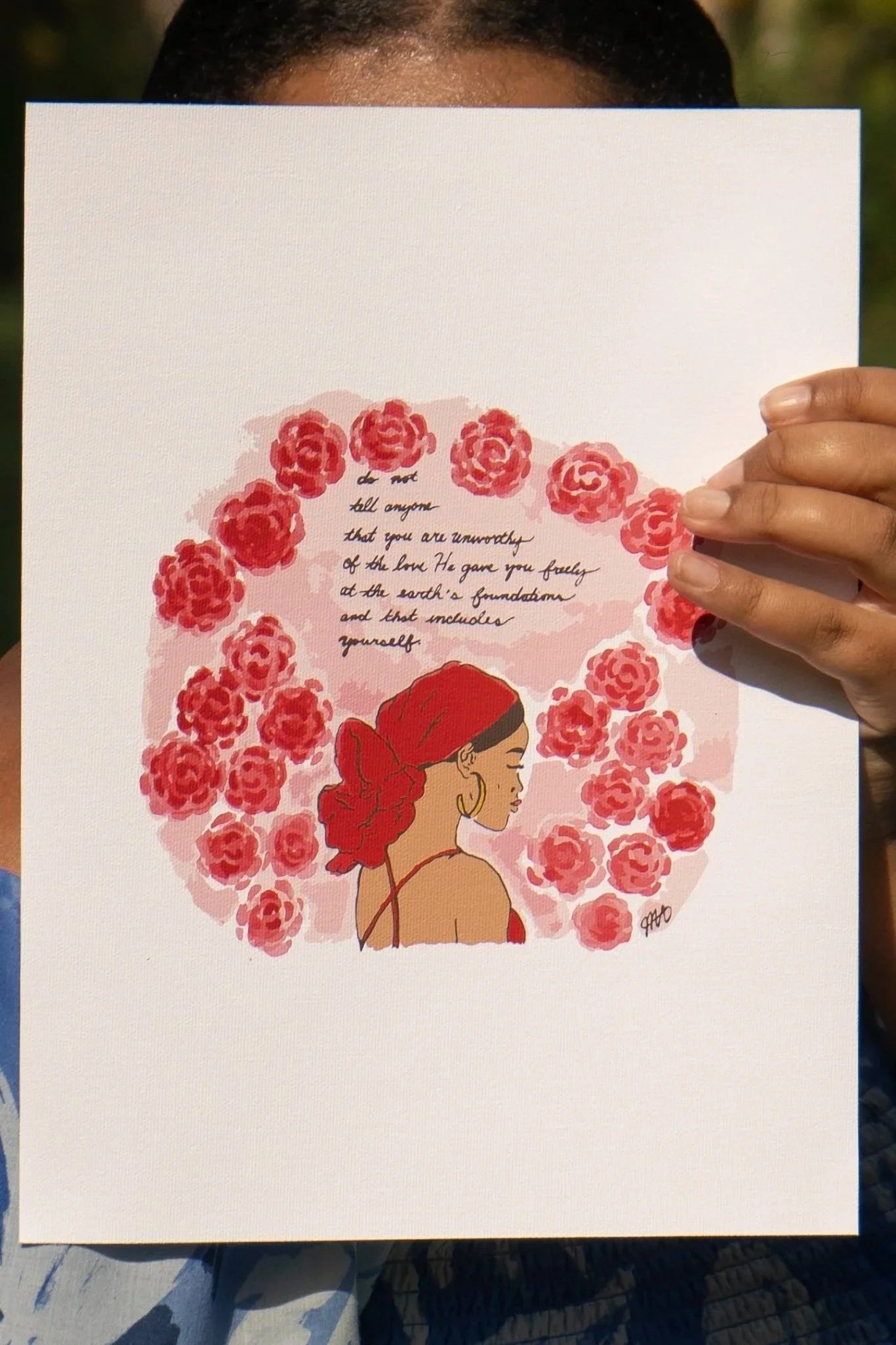 "Pearl Poem for Yohanna" Print