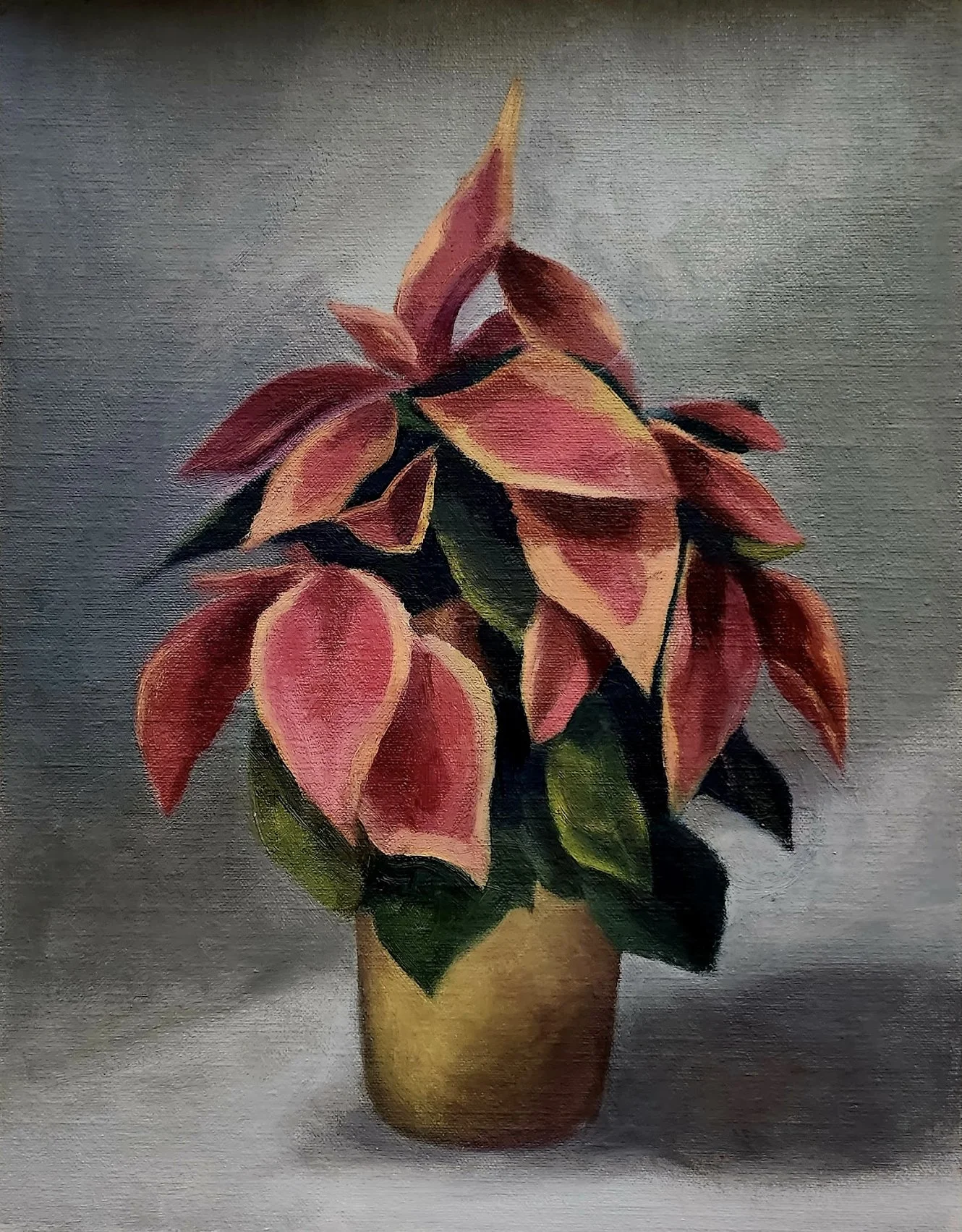14in x 11in. Oil on linen panel.