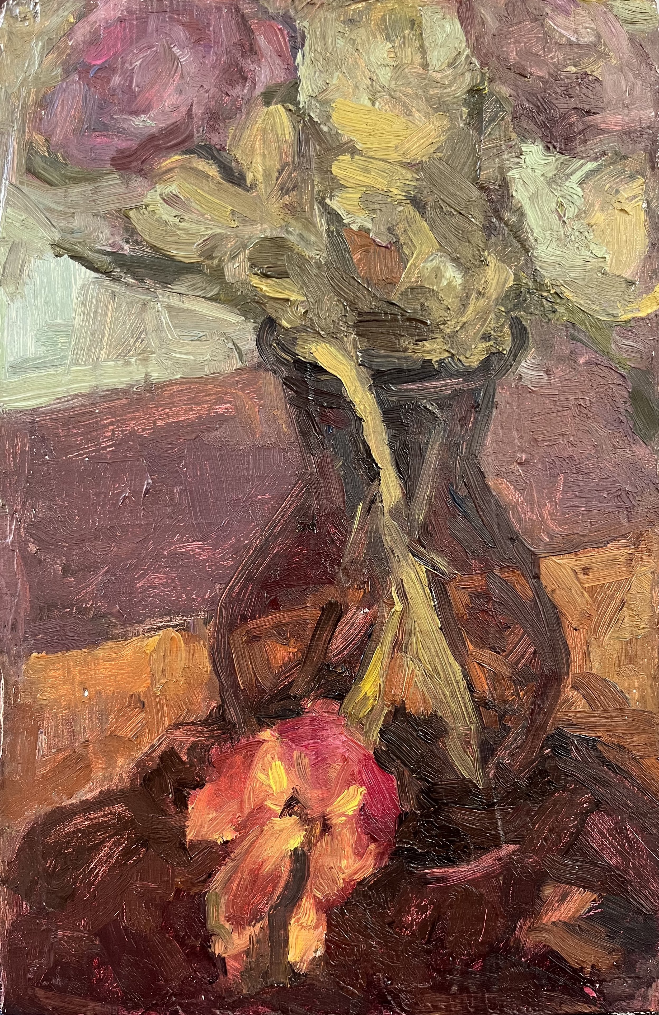 2026, oil on wood, 10.5 in. x 7 in.