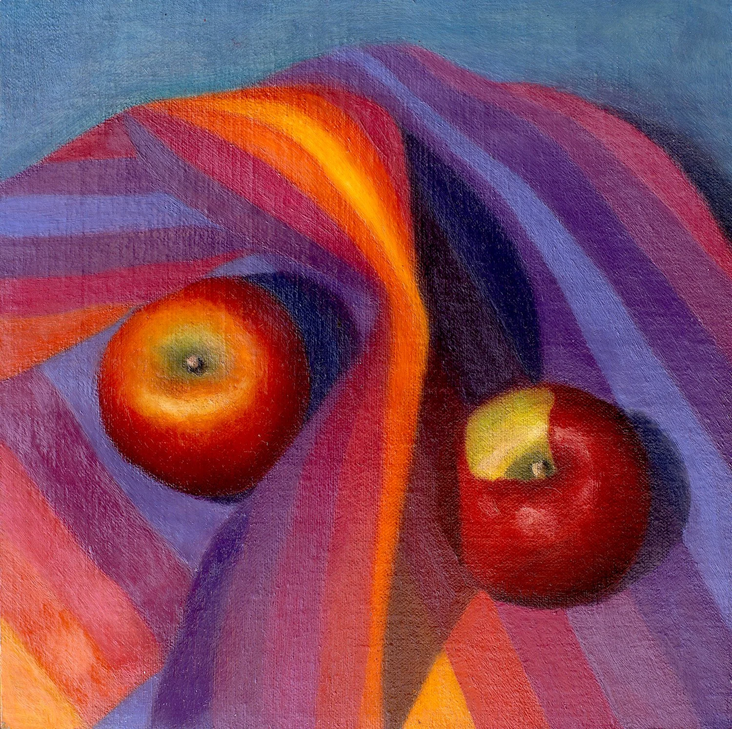 10in x 10in. Oil on linen panel.