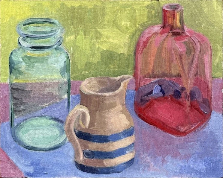 8in x 10in. Oil on linen panel.