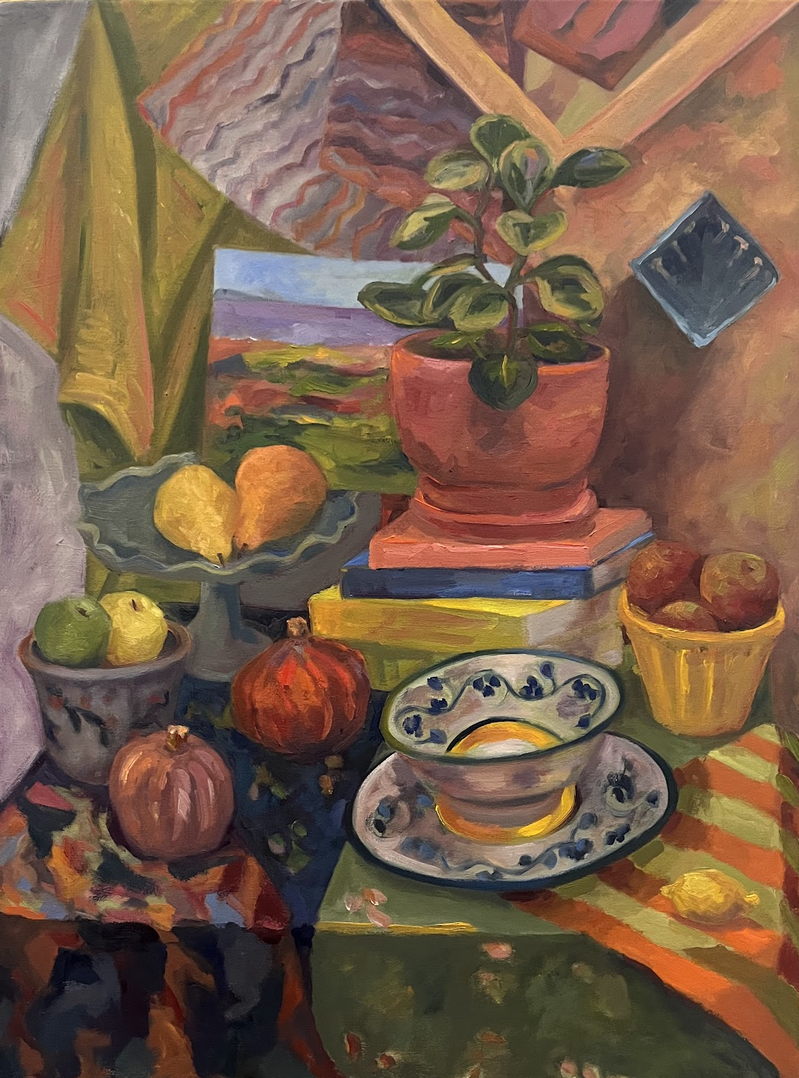 40in x 30in. Oil on stretched canvas.