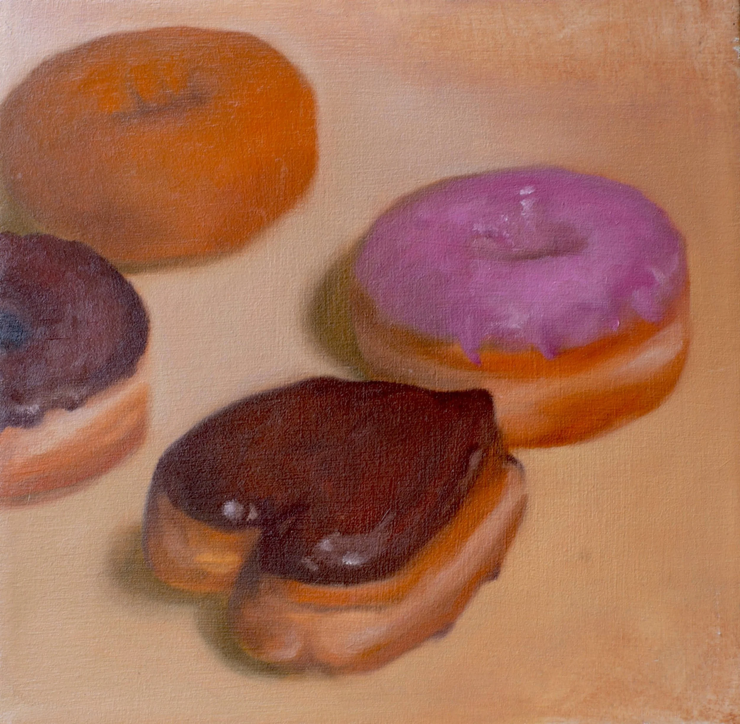 10in x 10in. Oil on stretched cotton canvas.