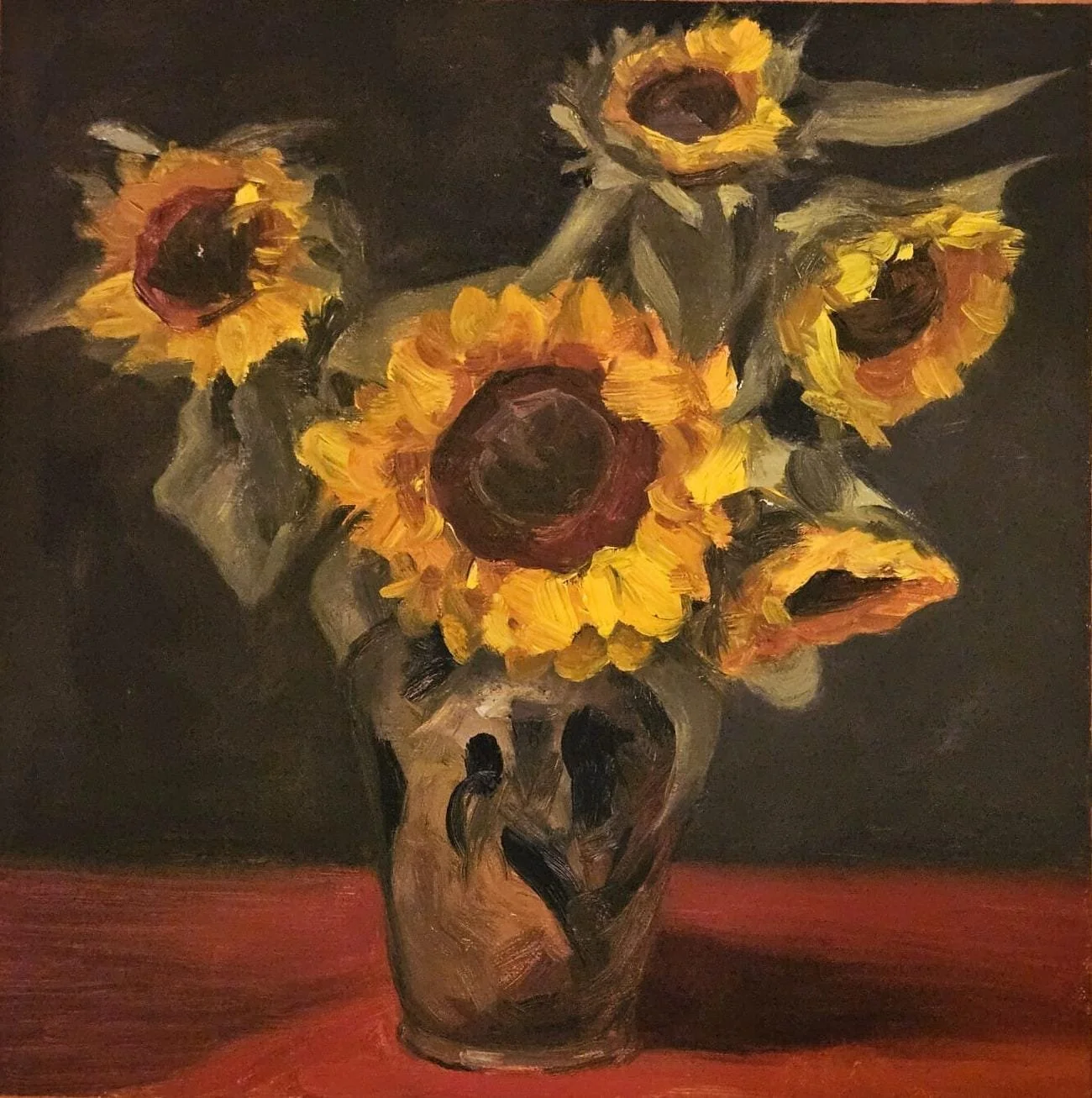 10in x 10in. Oil on linen panel.