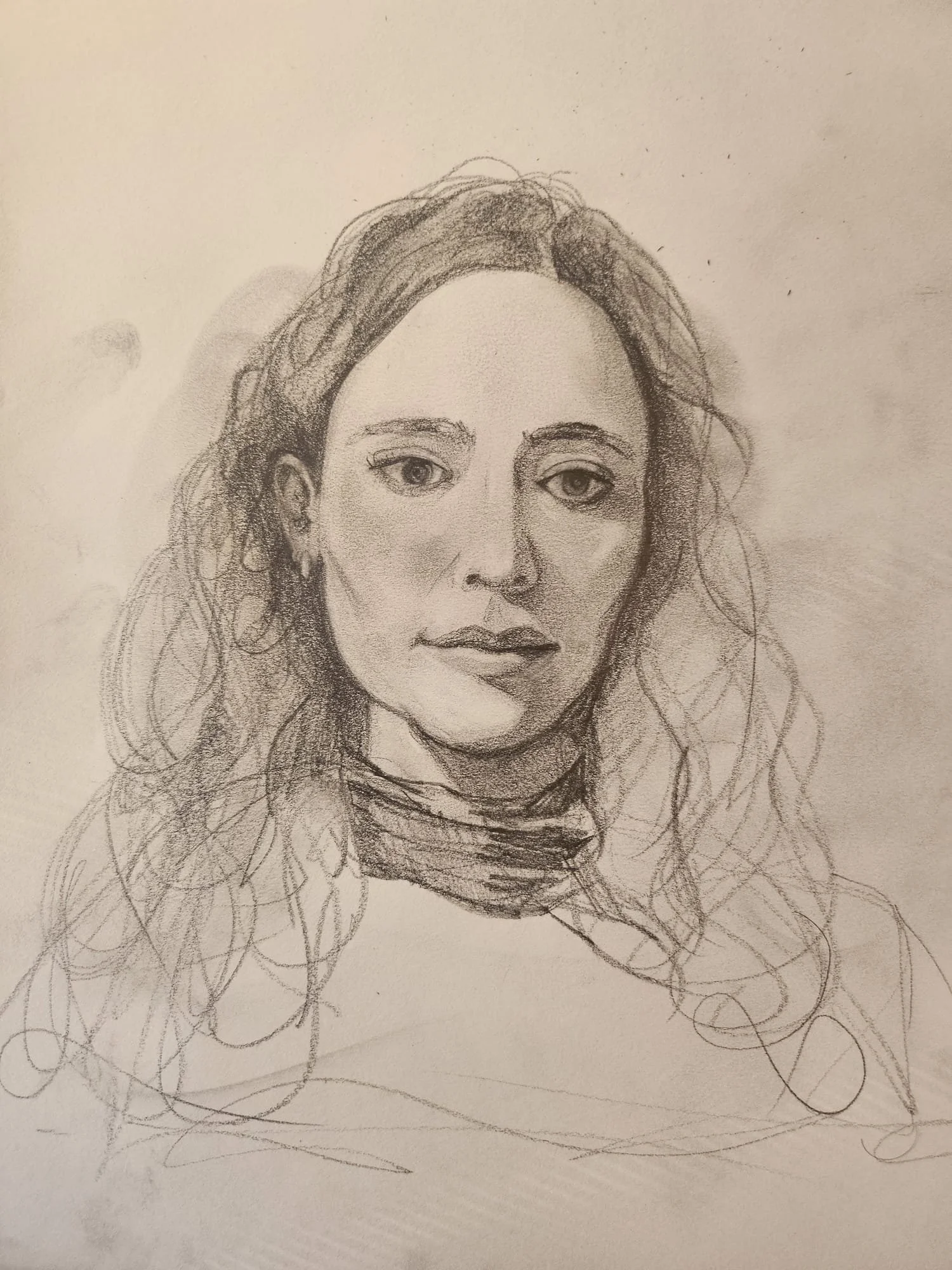 Graphite on paper.